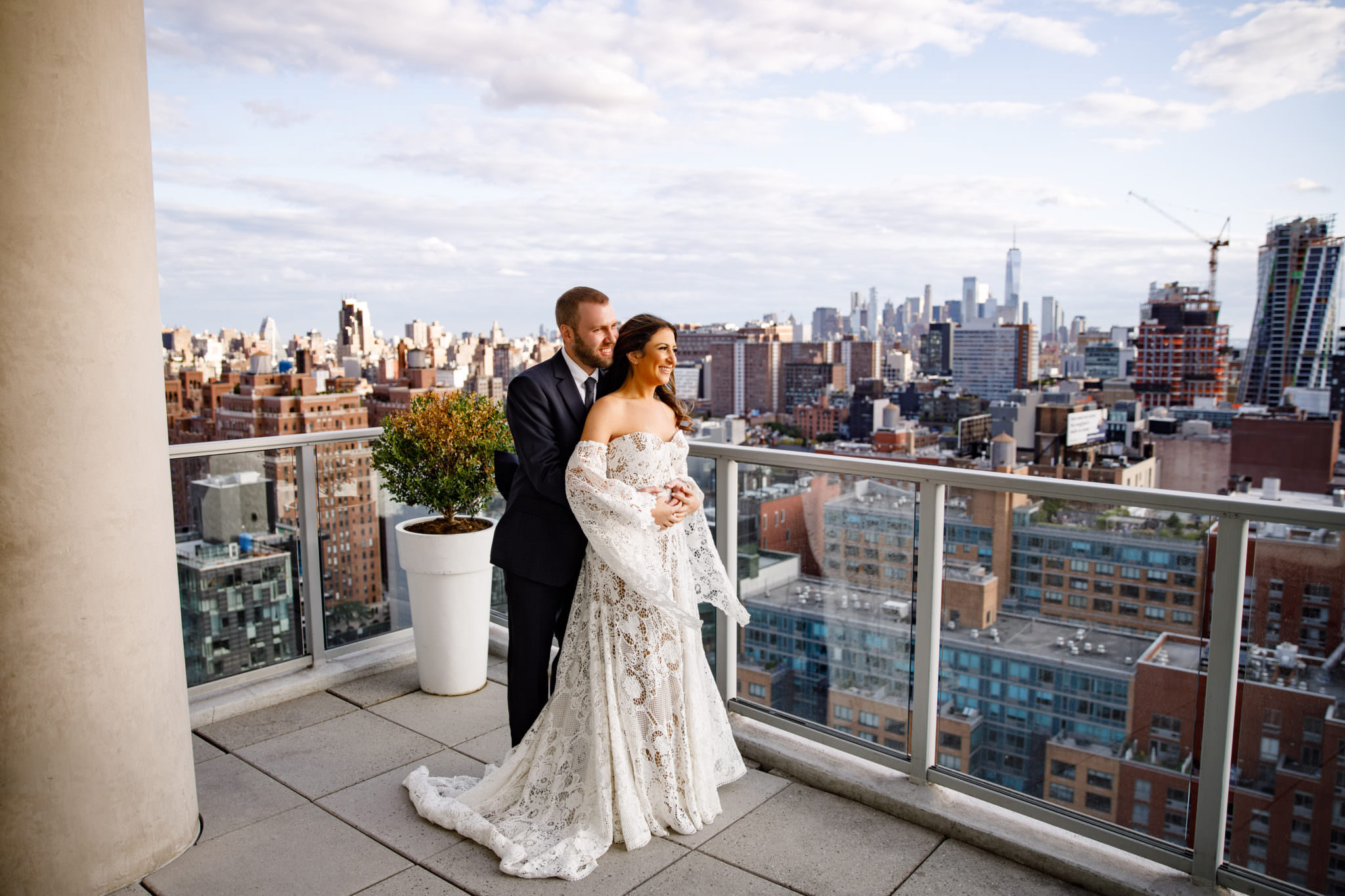 NYC rooftop wedding