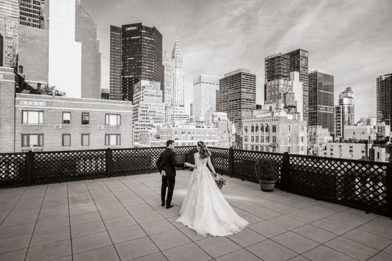 empire state building union league club wedding