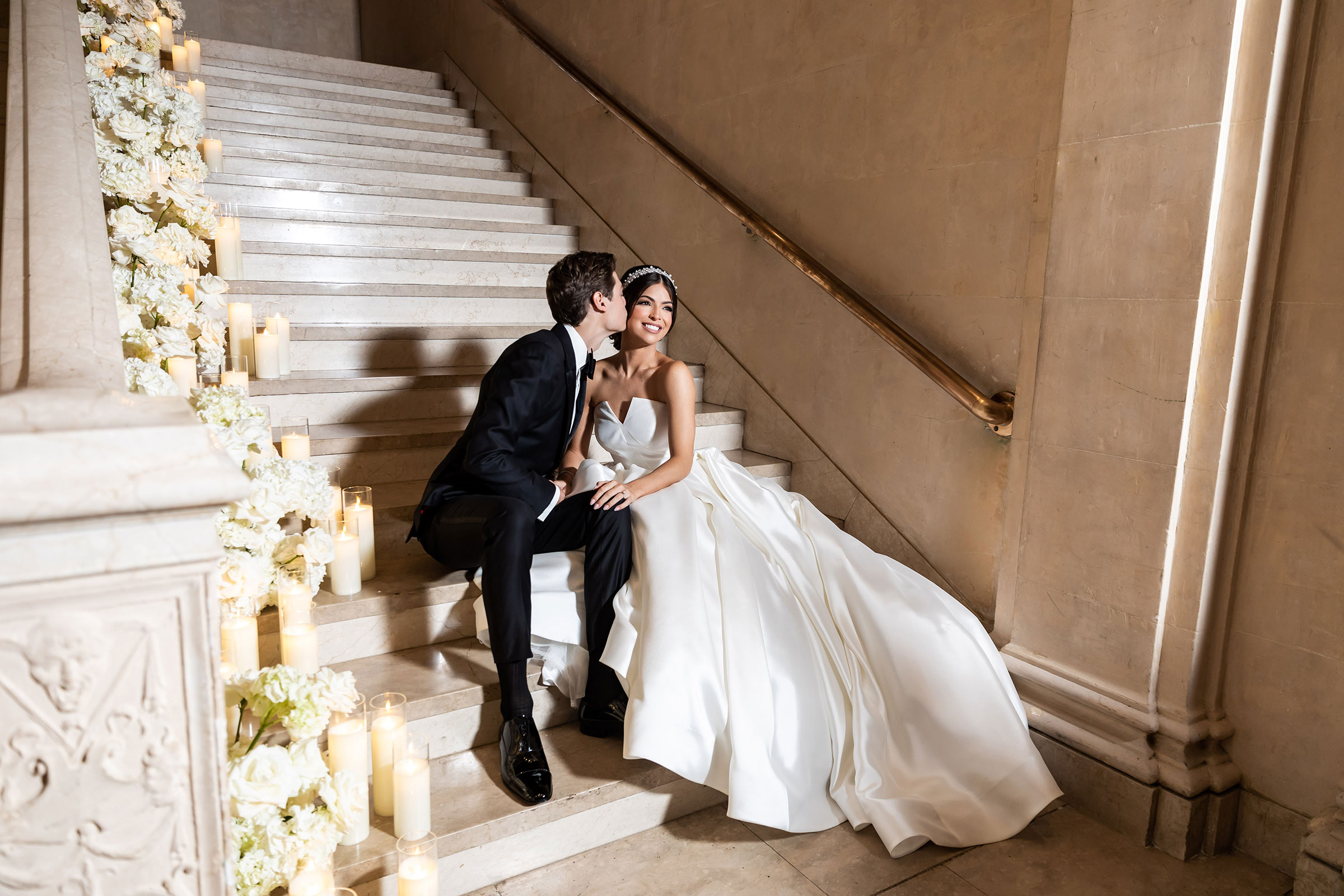 plaza hotel wedding staircase