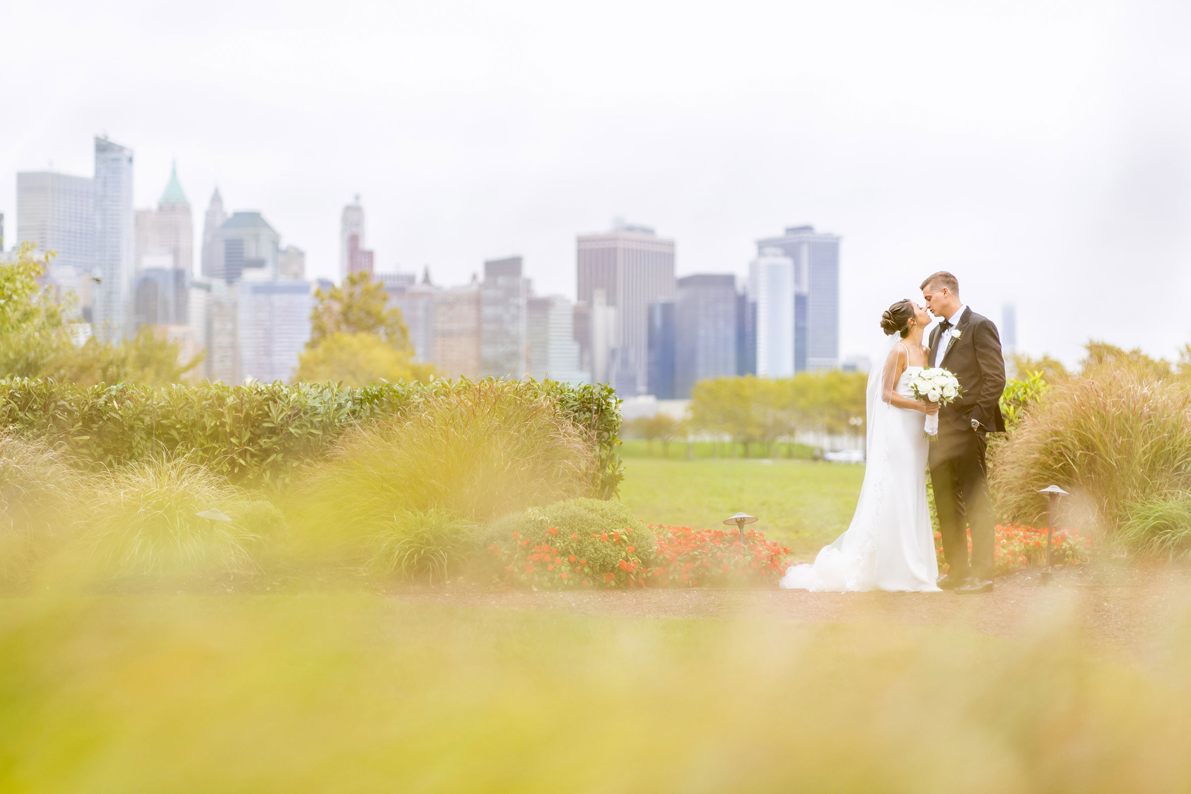 NYC wedding photographer Liberty State Park