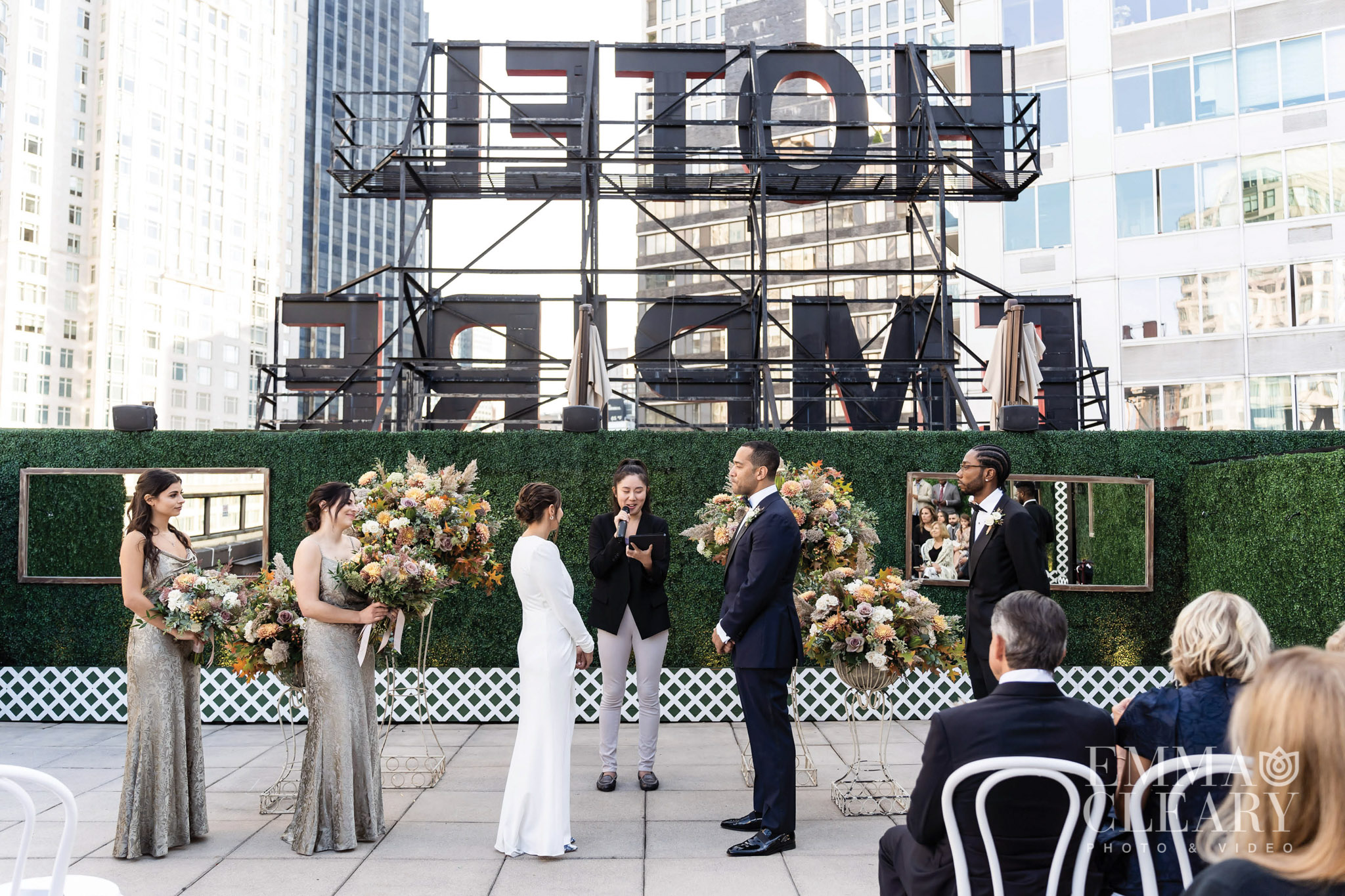 Empire Hotel Rooftop Wedding