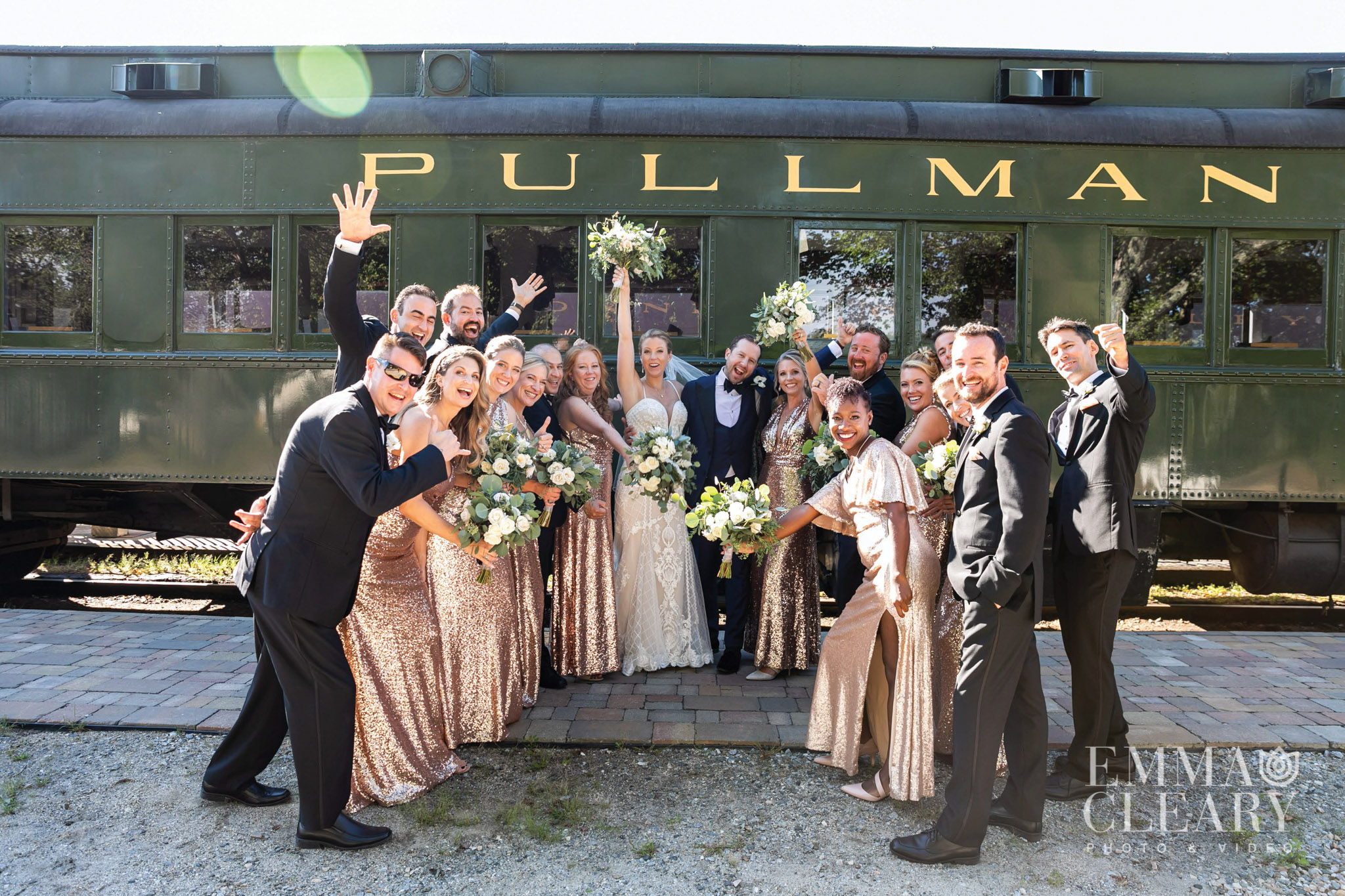 Essex Steam Train and Riverboat Wedding