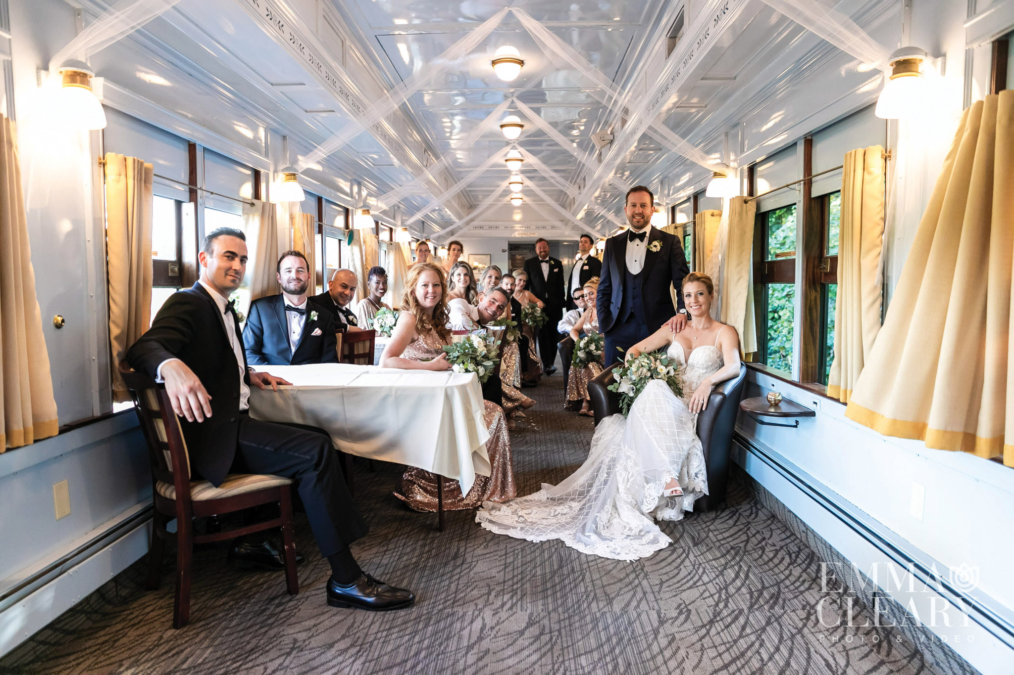Essex Steam Train and Riverboat Wedding