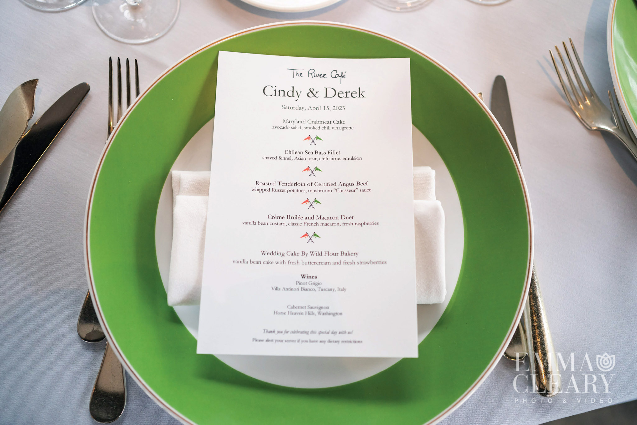 River Cafe Wedding