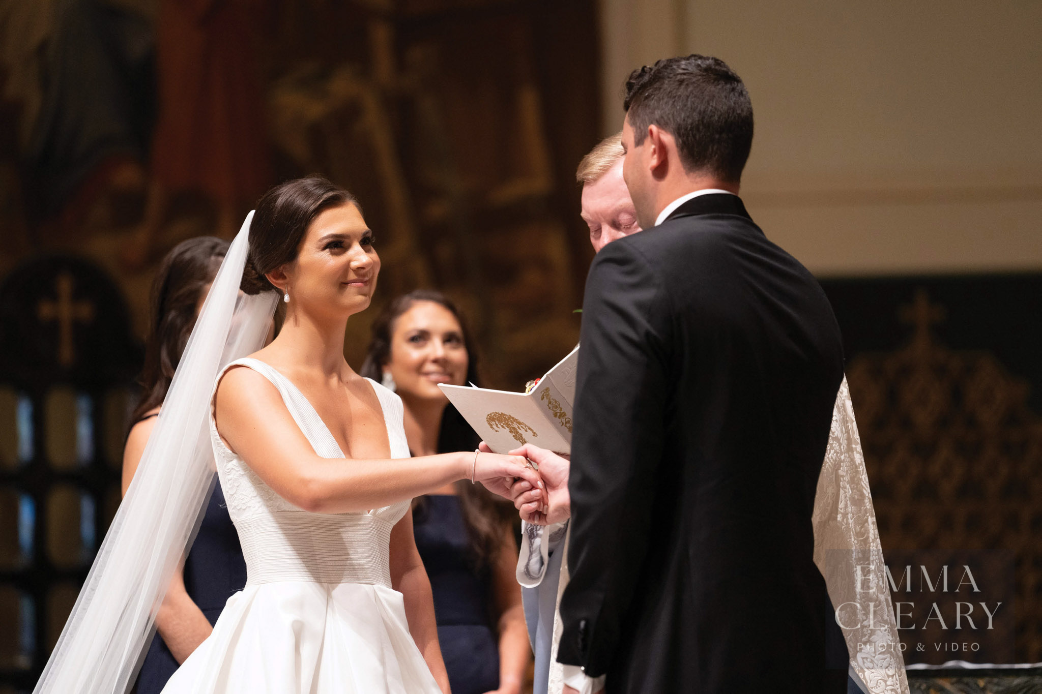 The bride and the groom