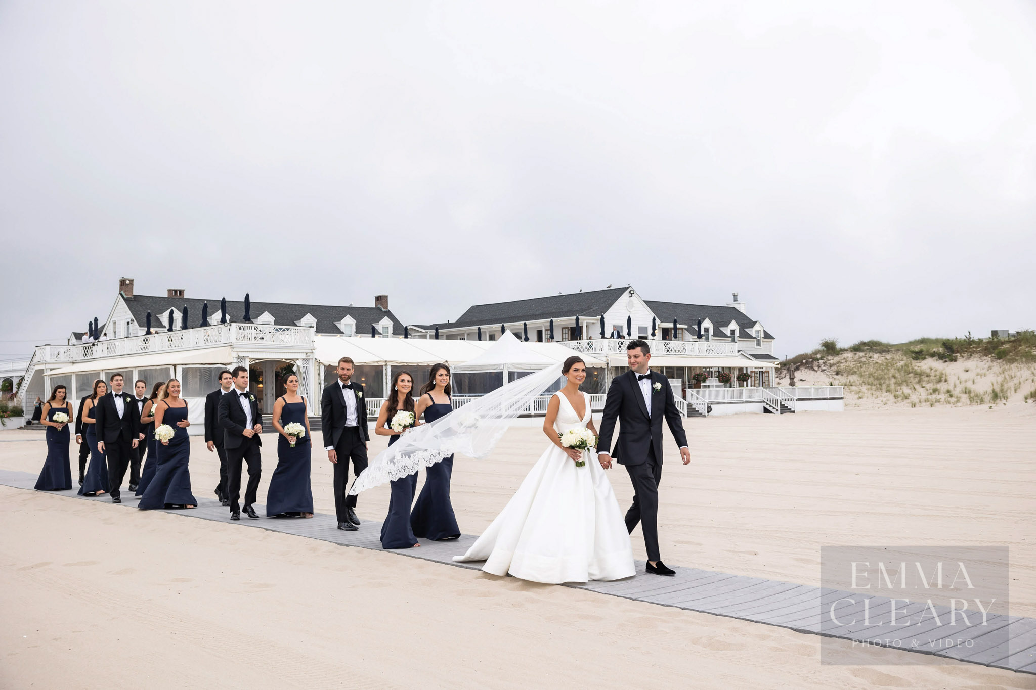 Bridesmaids and groomsmen