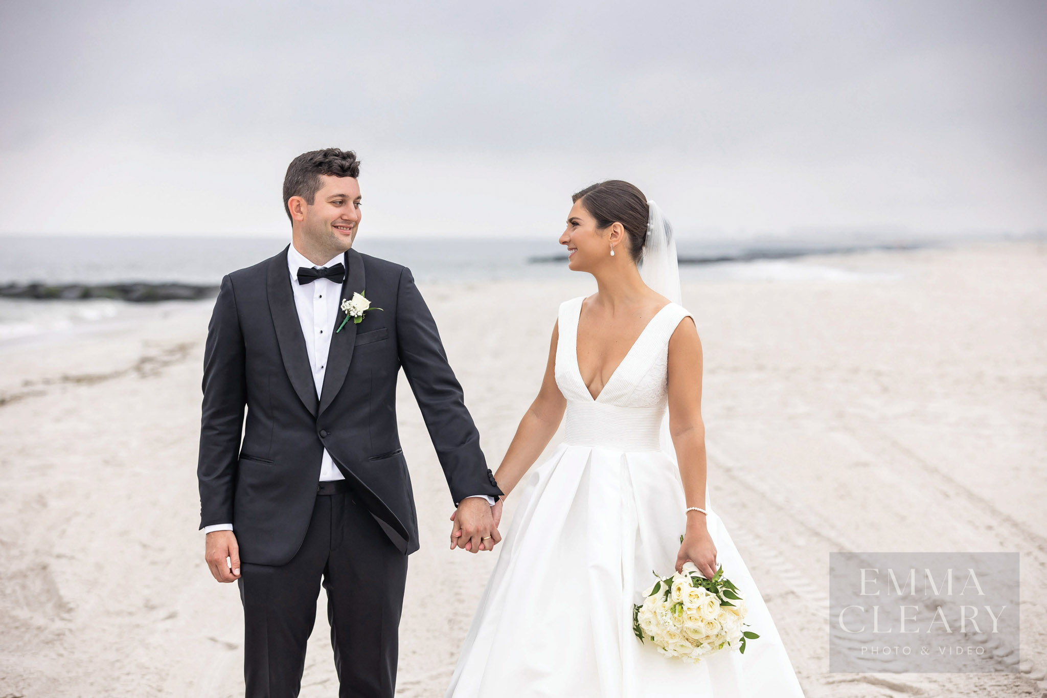 Beach wedding photo