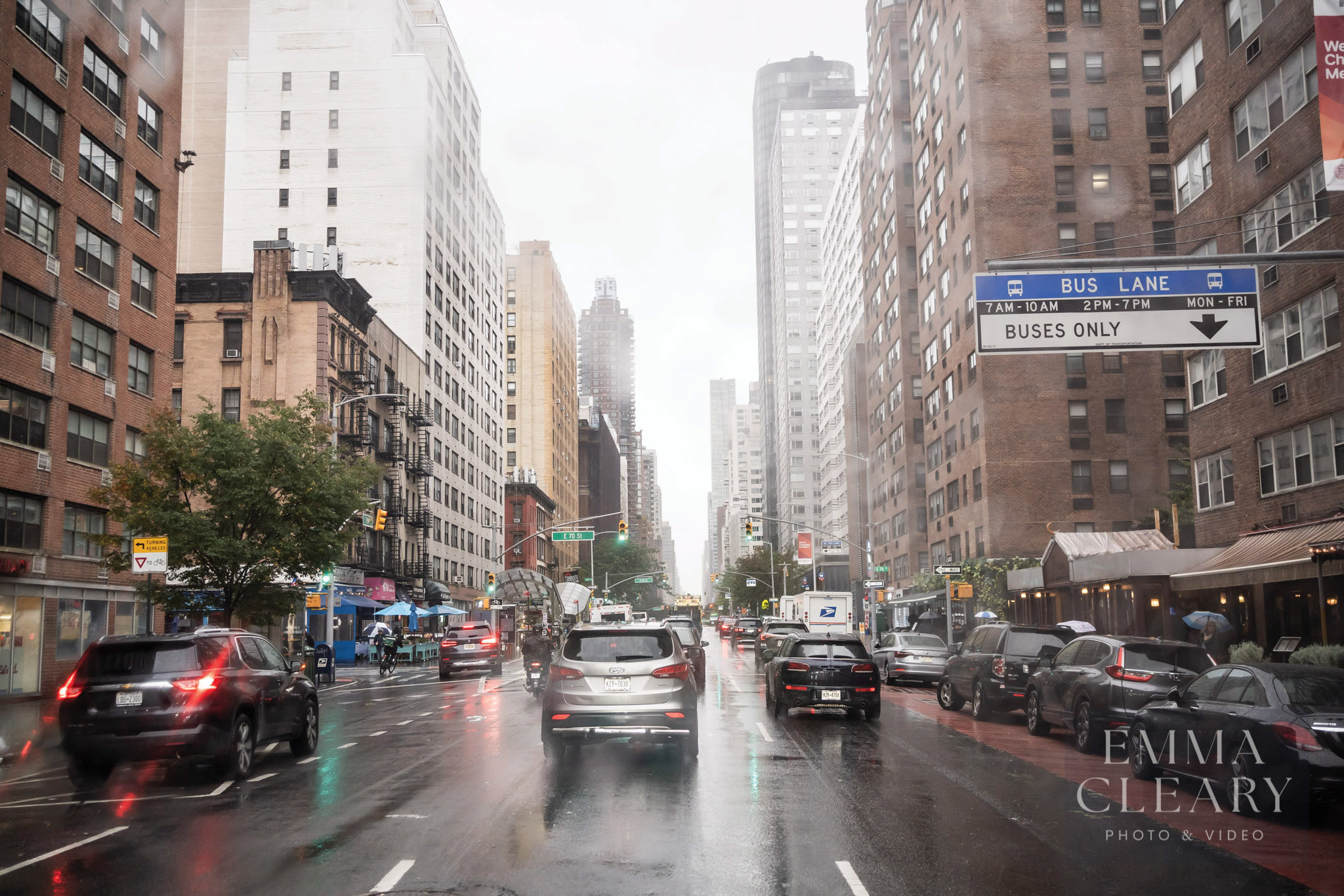 Rainy New York street