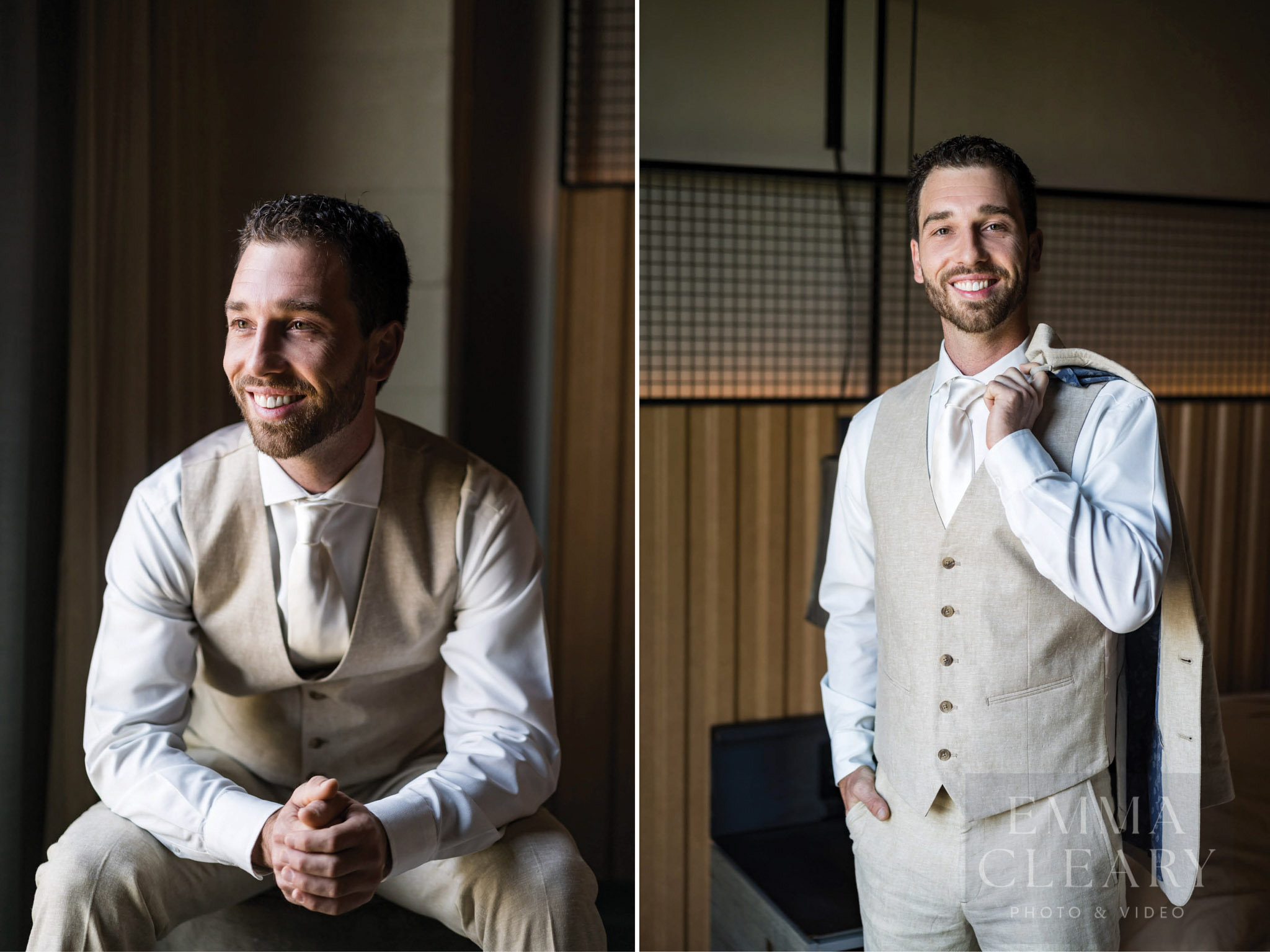 portraits of a groom