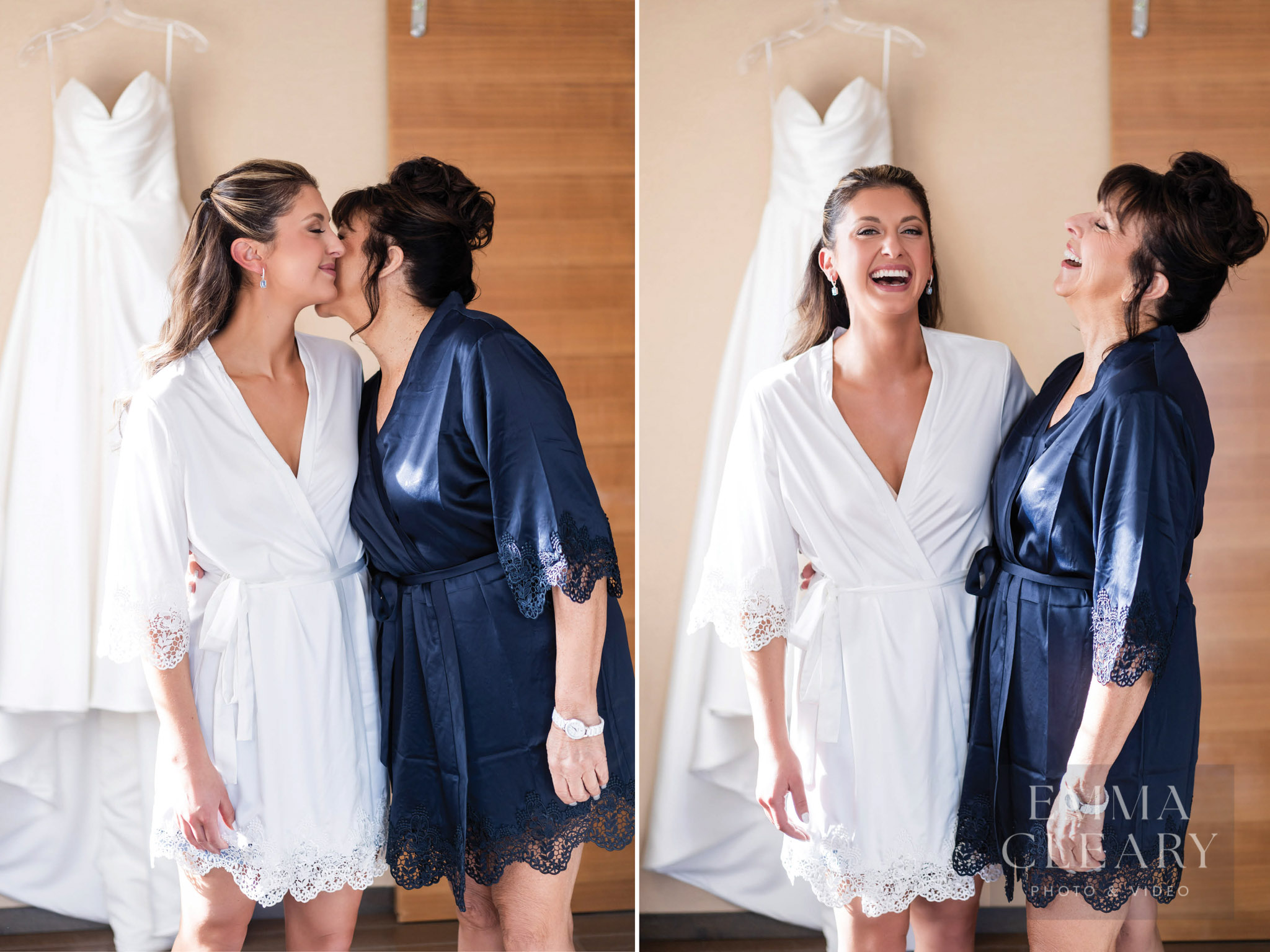 Lovely photos of bride and her mother