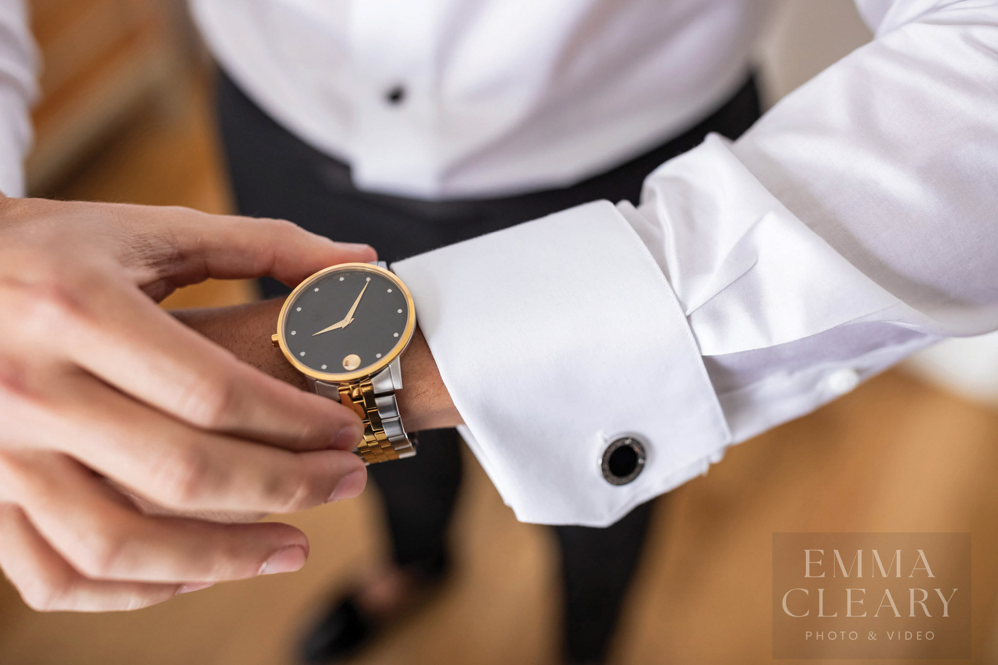 The groom's watch