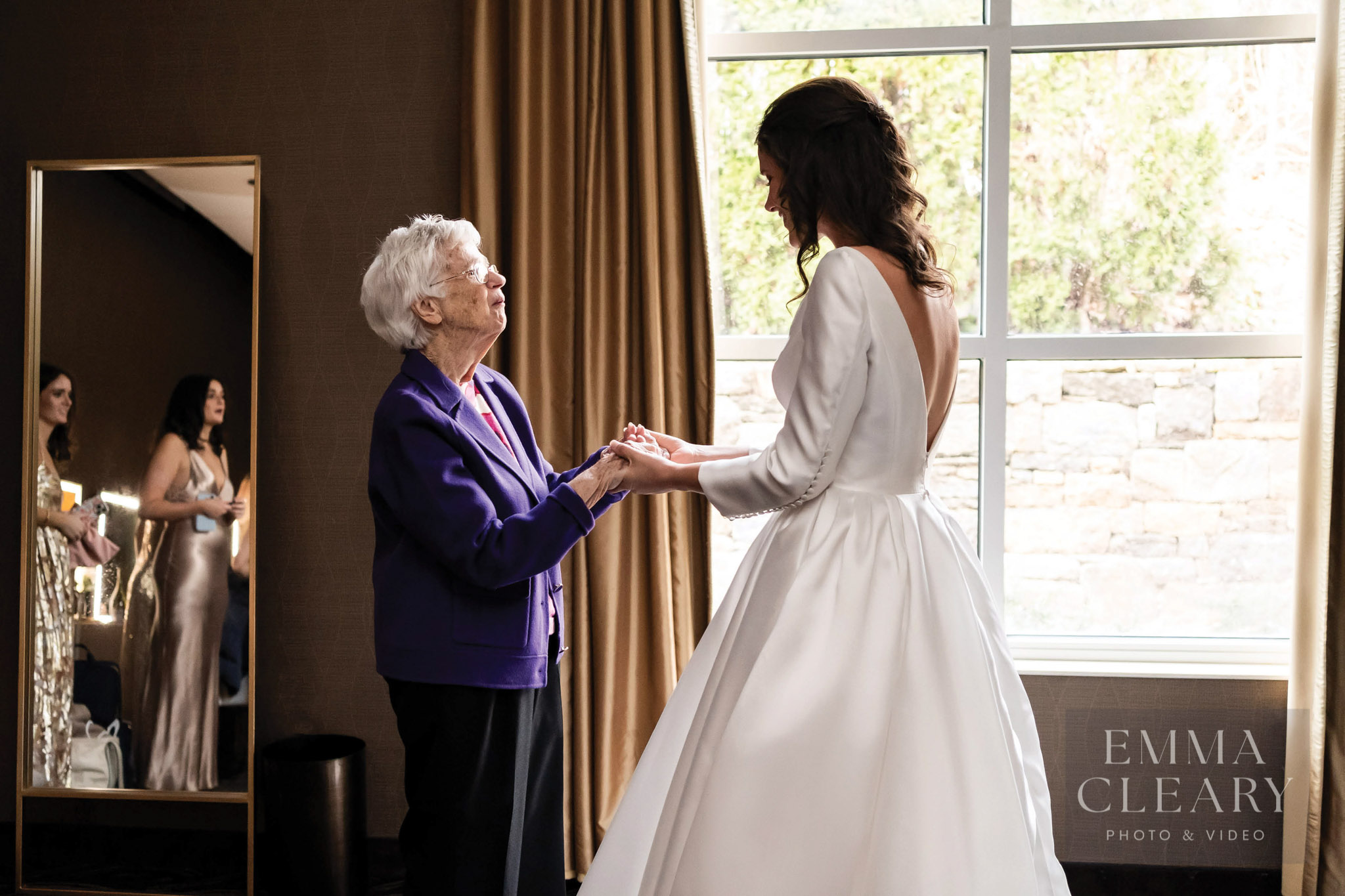 Bride with her grandmother