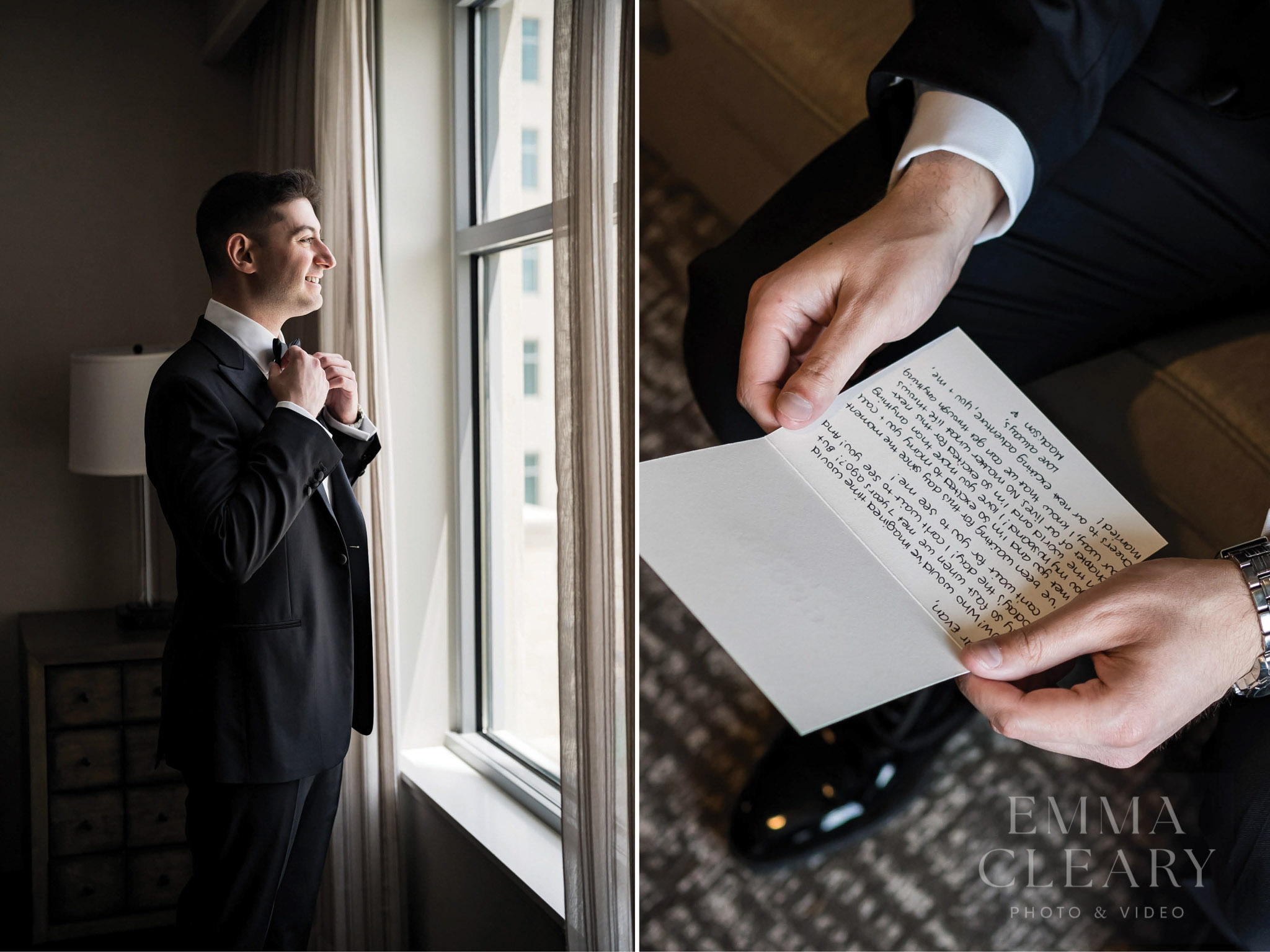 The groom and the letter