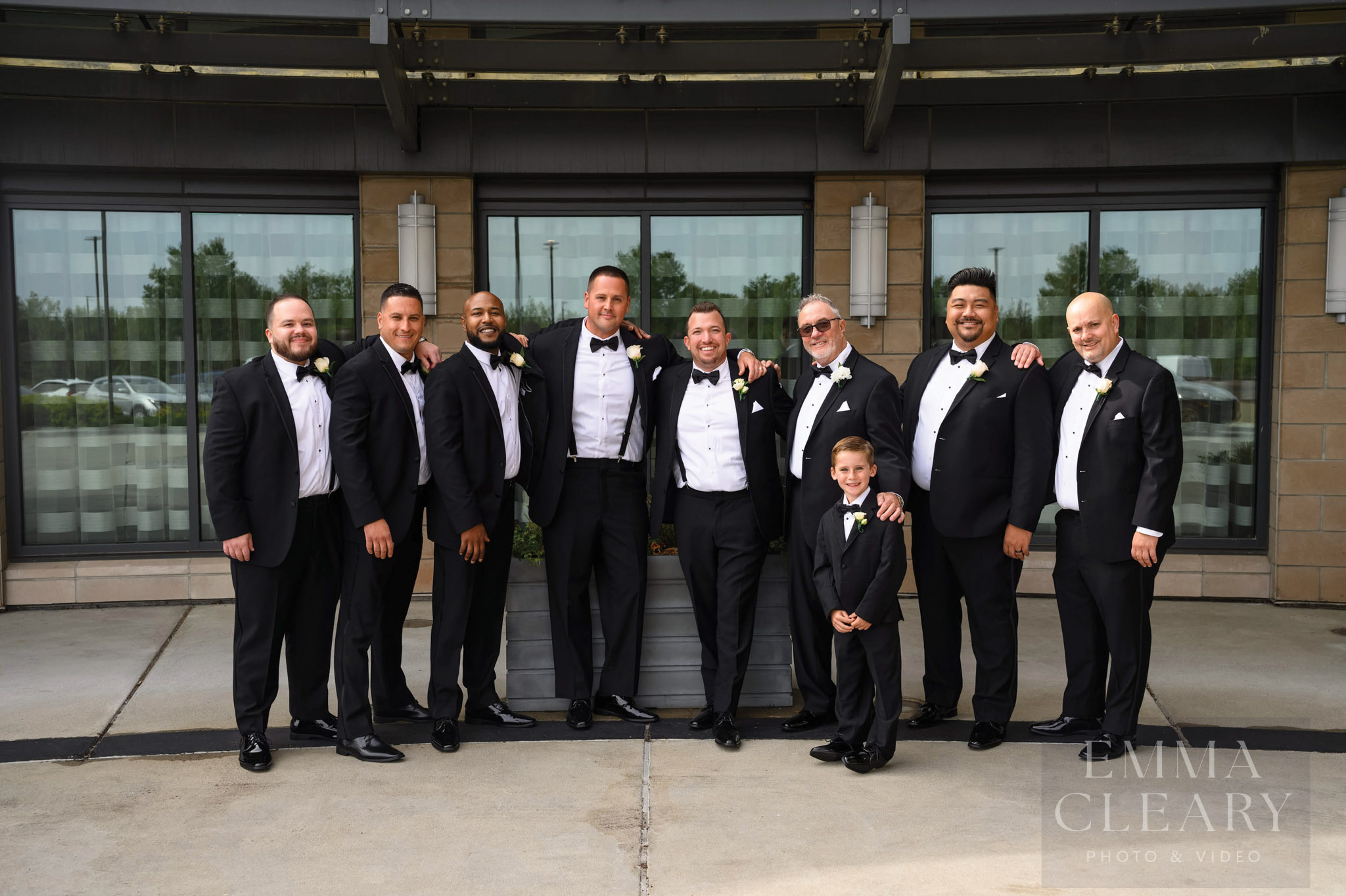 Groom and groomsmen