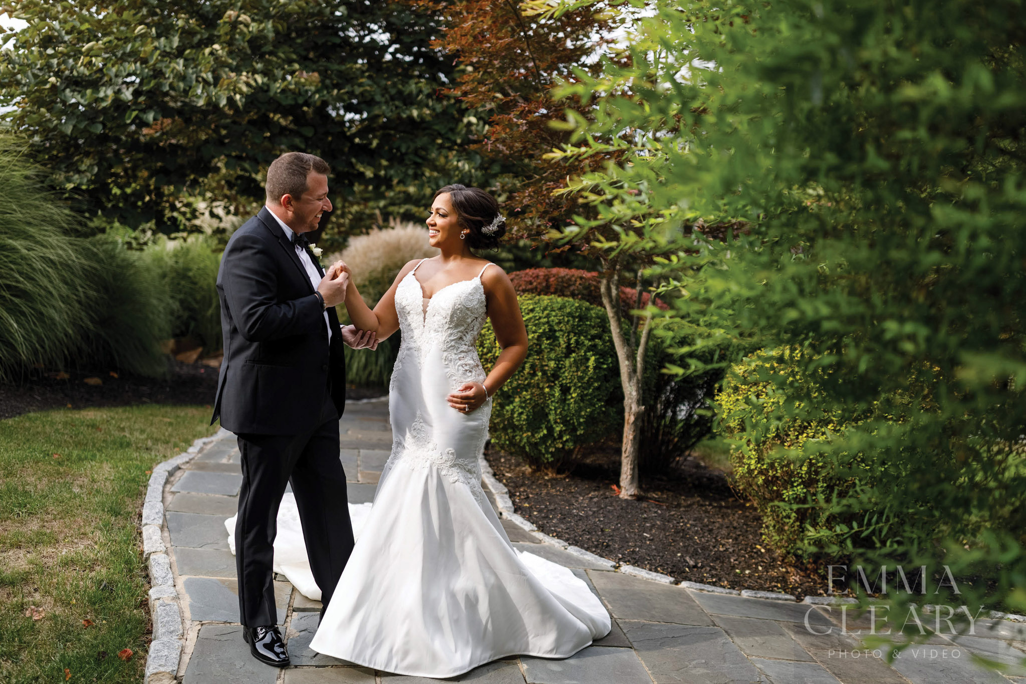 Couple's wedding photo