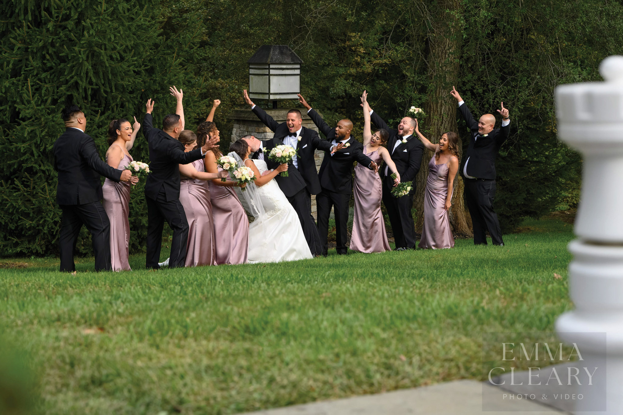 Group wedding portrait