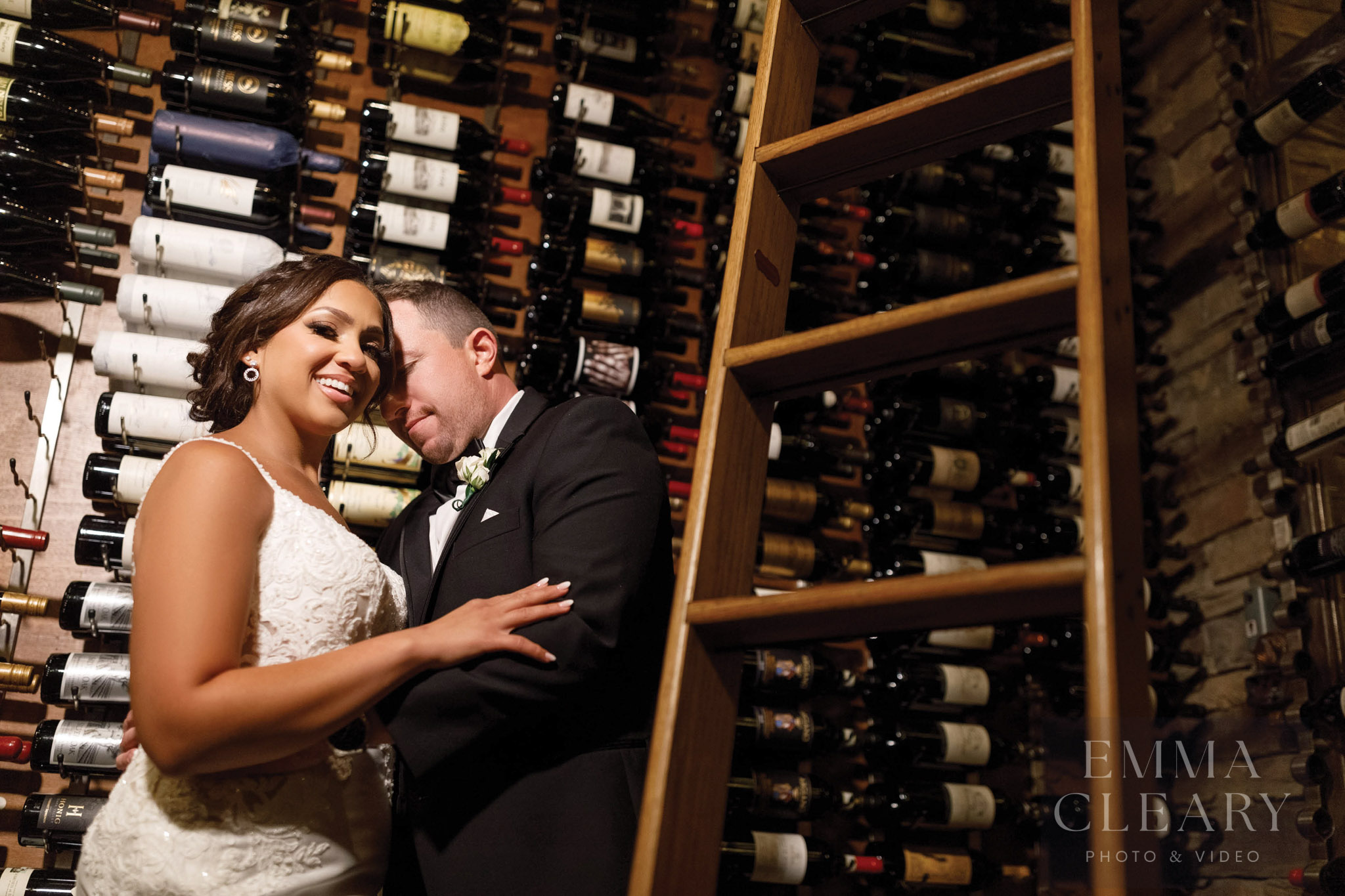 Wedding photo of the couple
