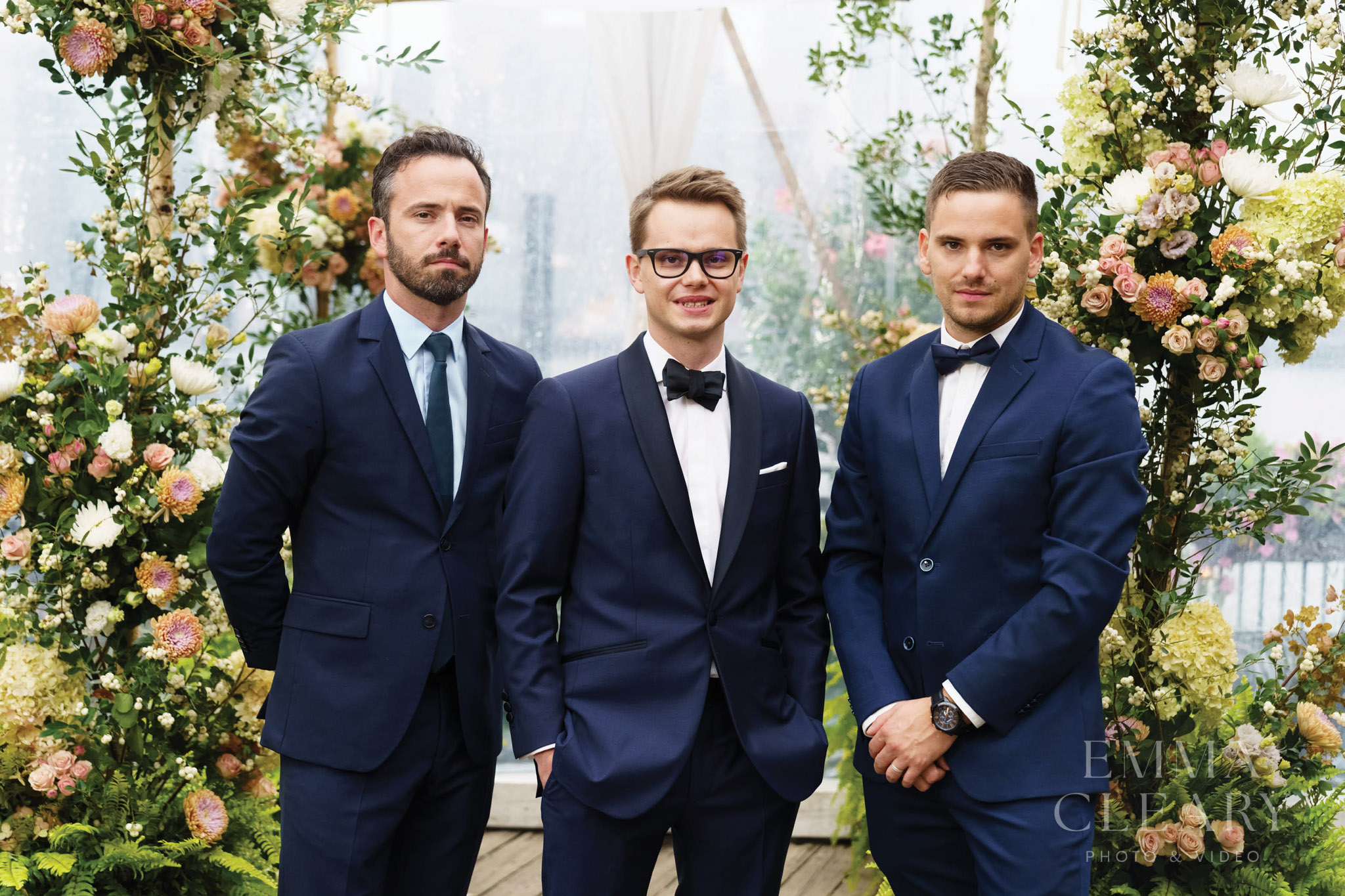 Groom and groomsmen
