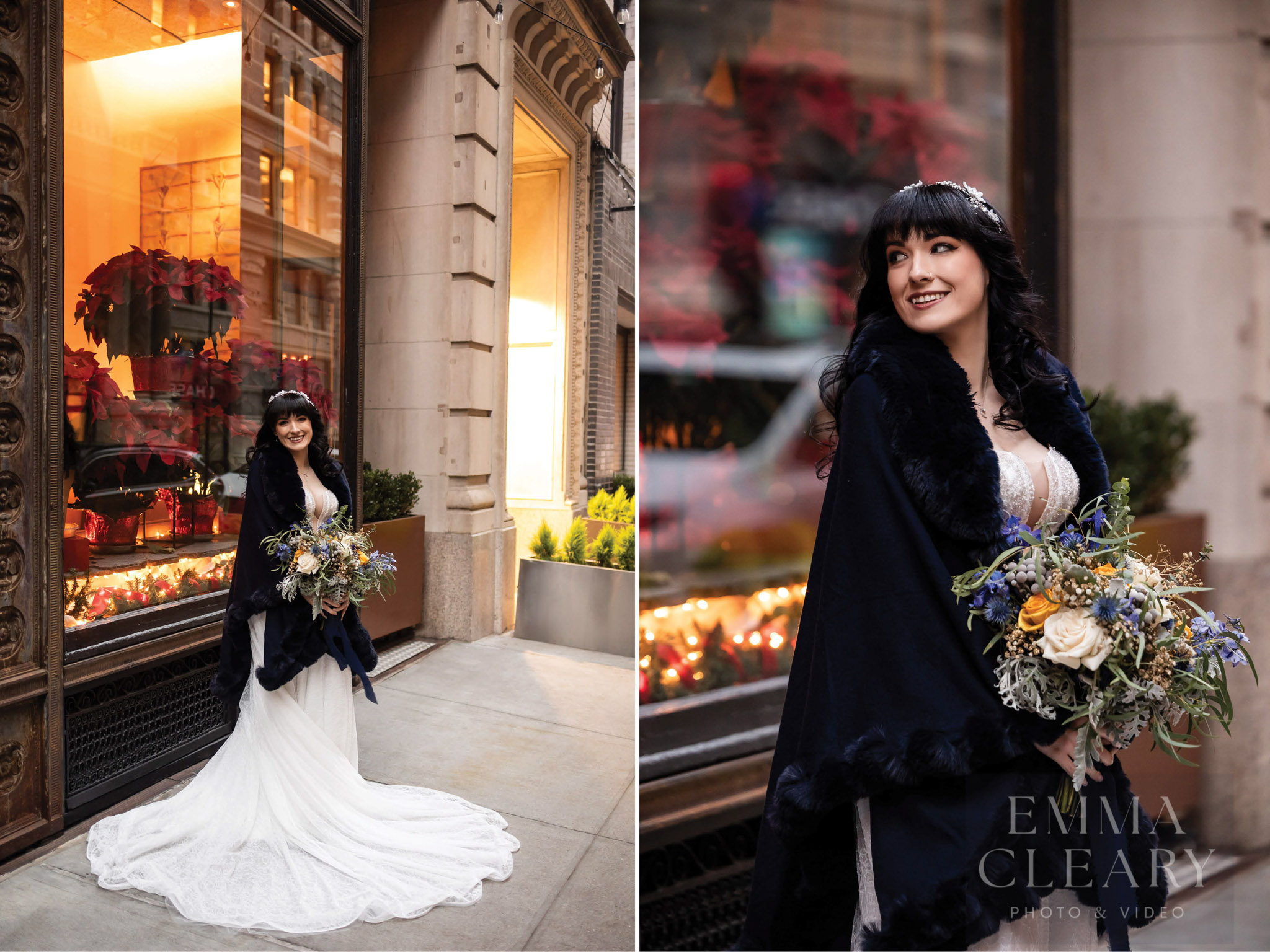 Portrait of the bride outdoors