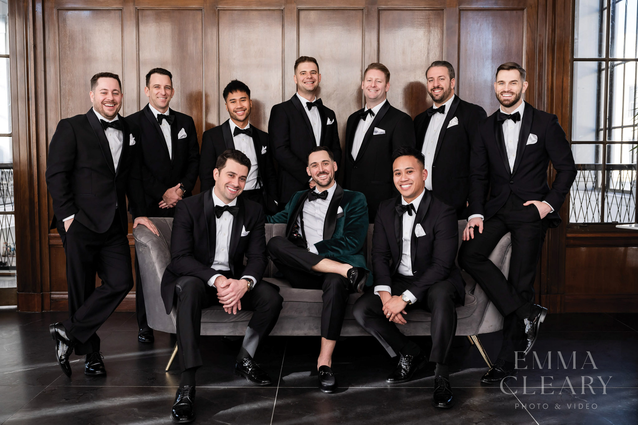Groom and groomsmen