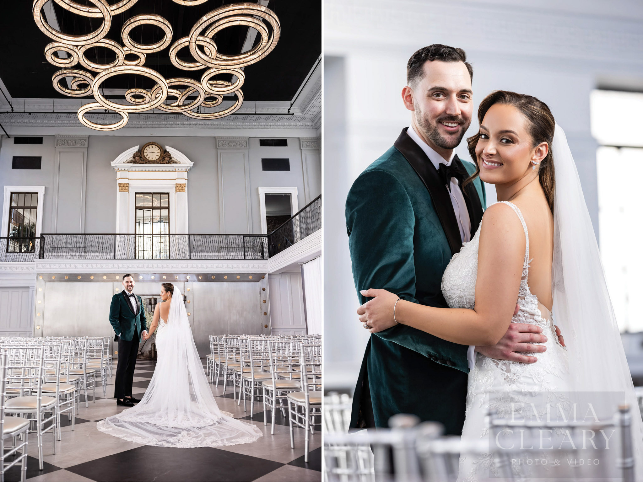Wedding photo of the couple