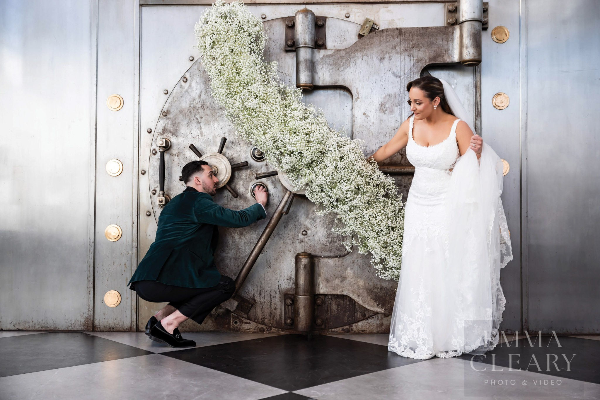 Portrait of the newlyweds