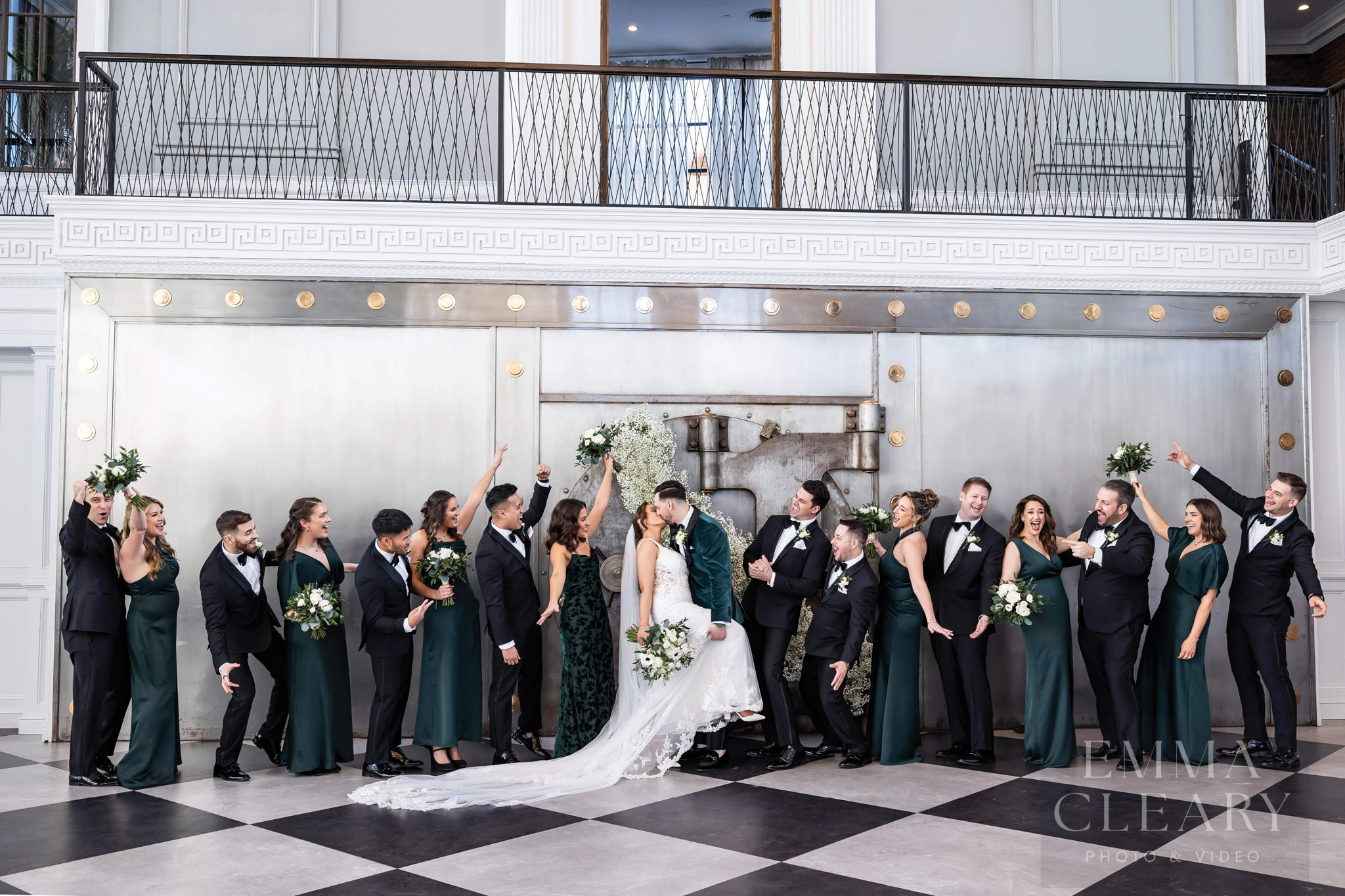 Group wedding portrait