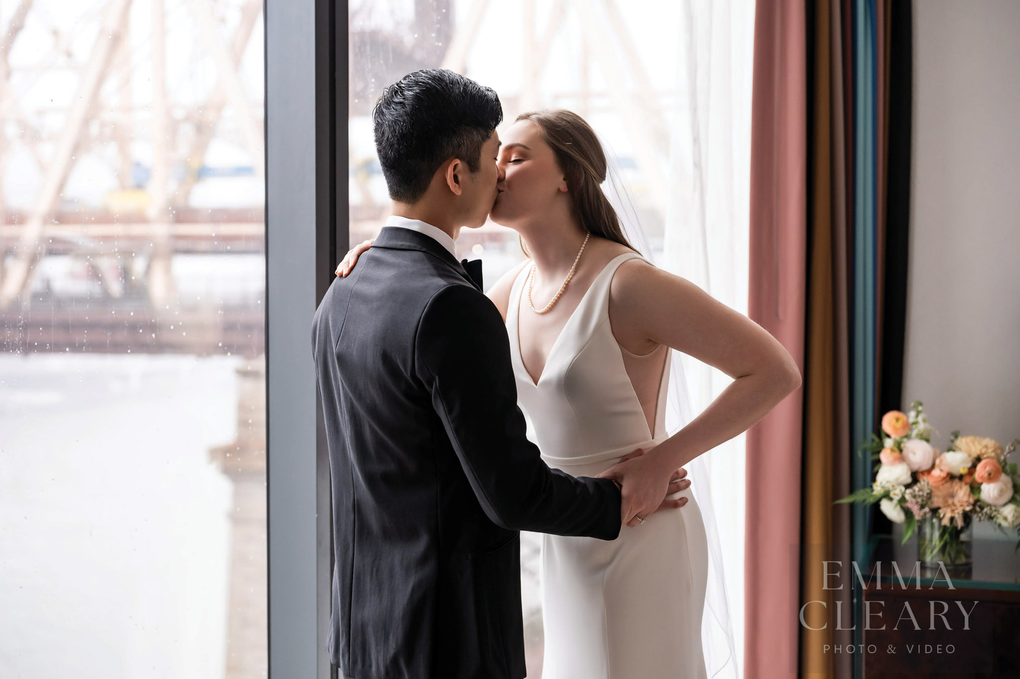 Wedding kiss
