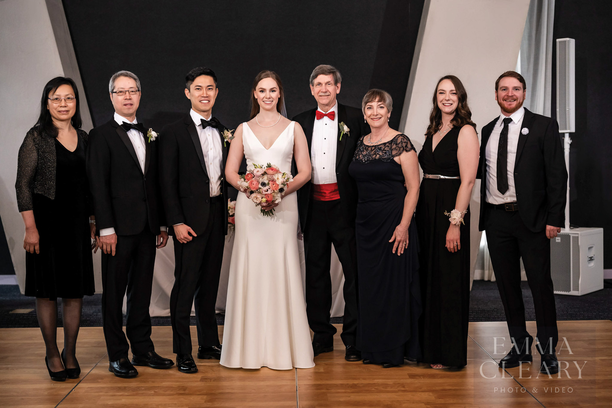 Group wedding portrait