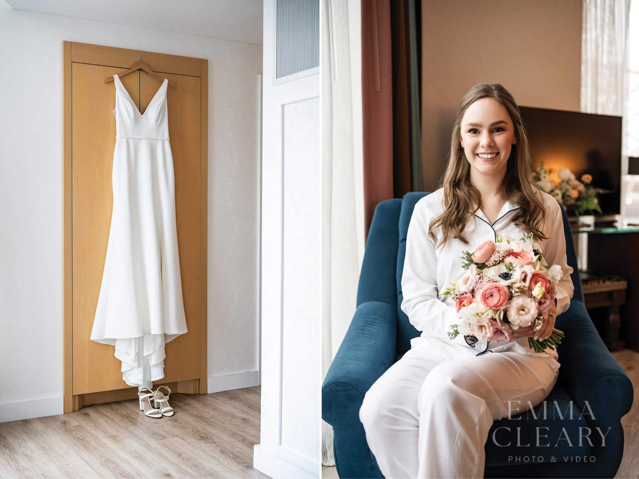 Bride and wedding dress