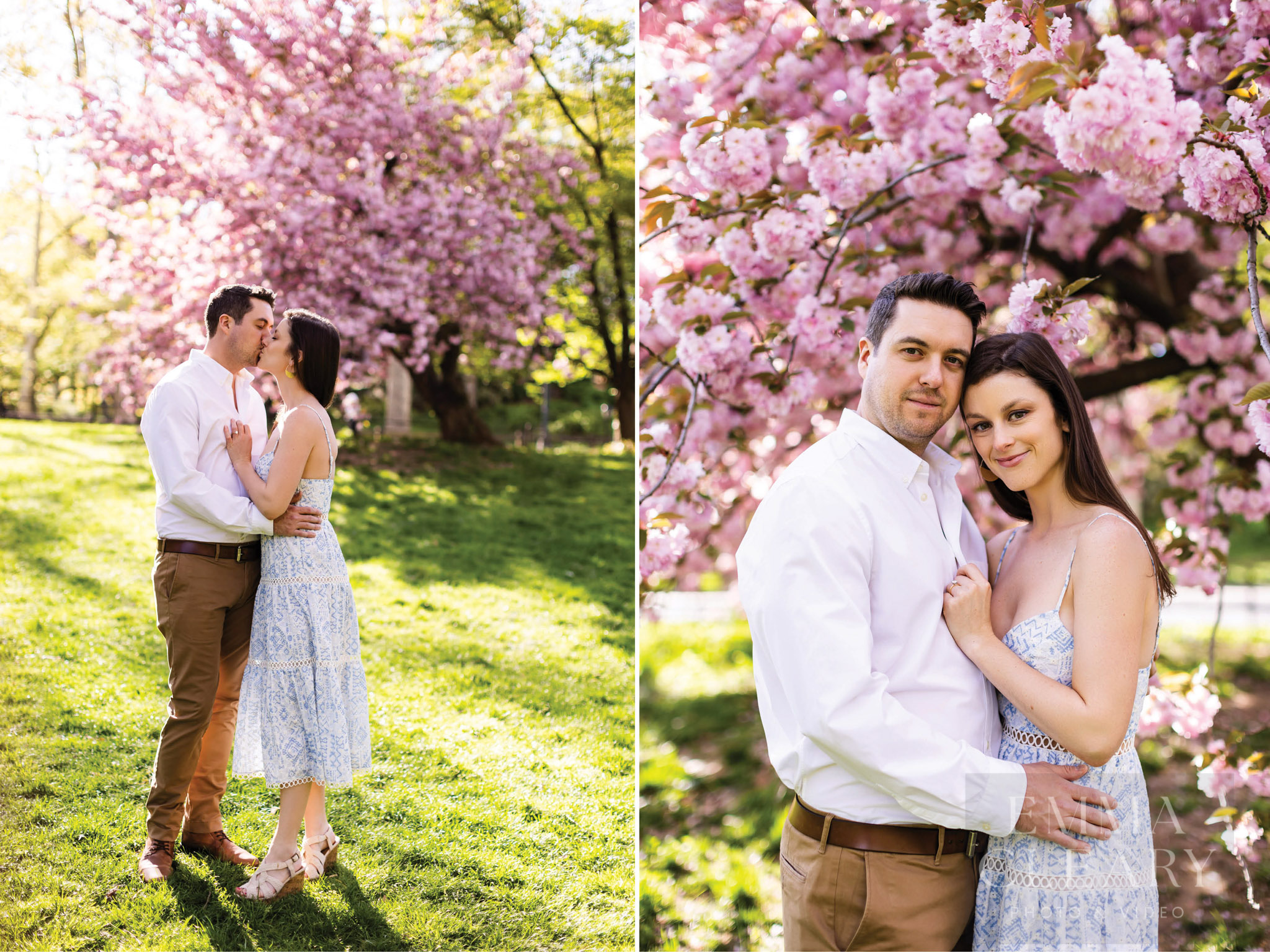 The couple's engagement photo