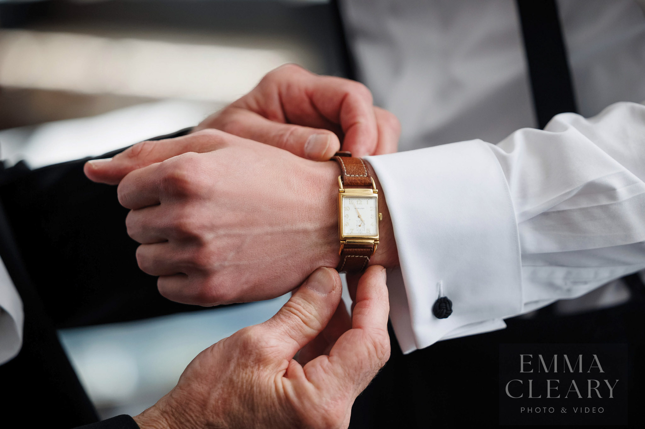 The groom's watch