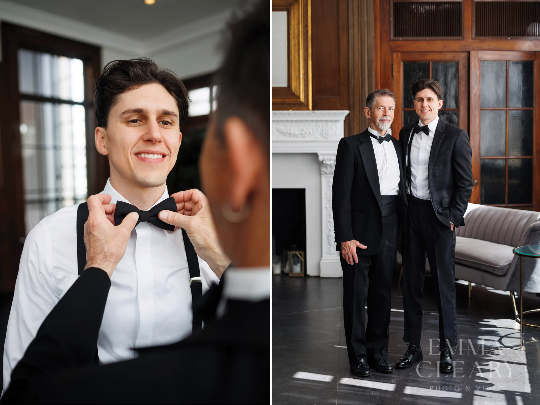 The groom and the father