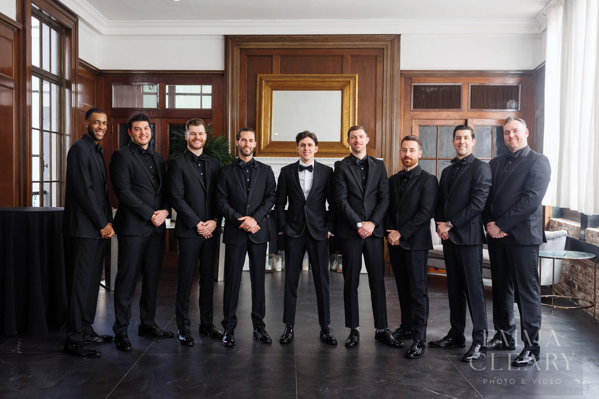 Groom and groomsmen