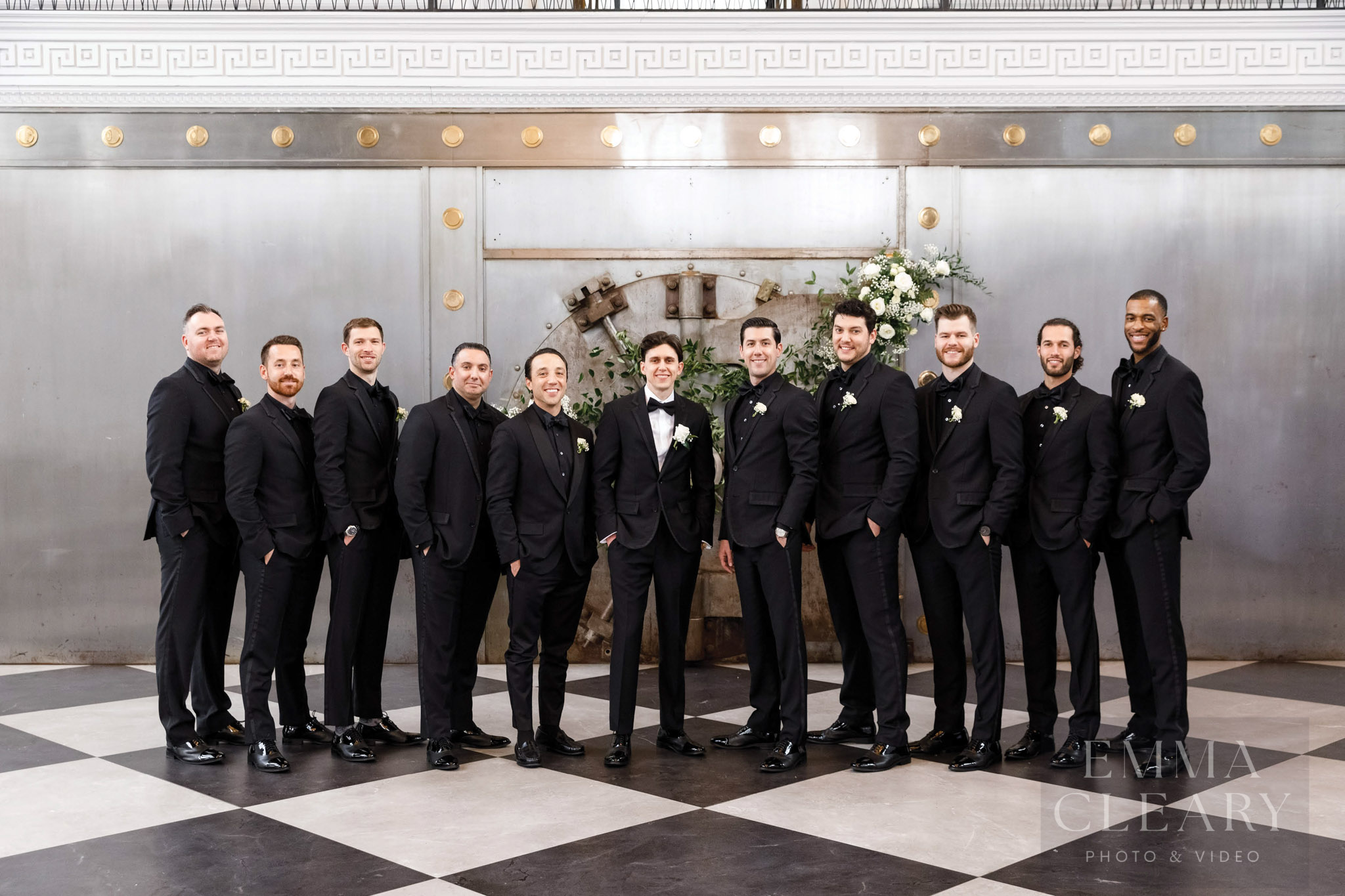 Groom and groomsmen