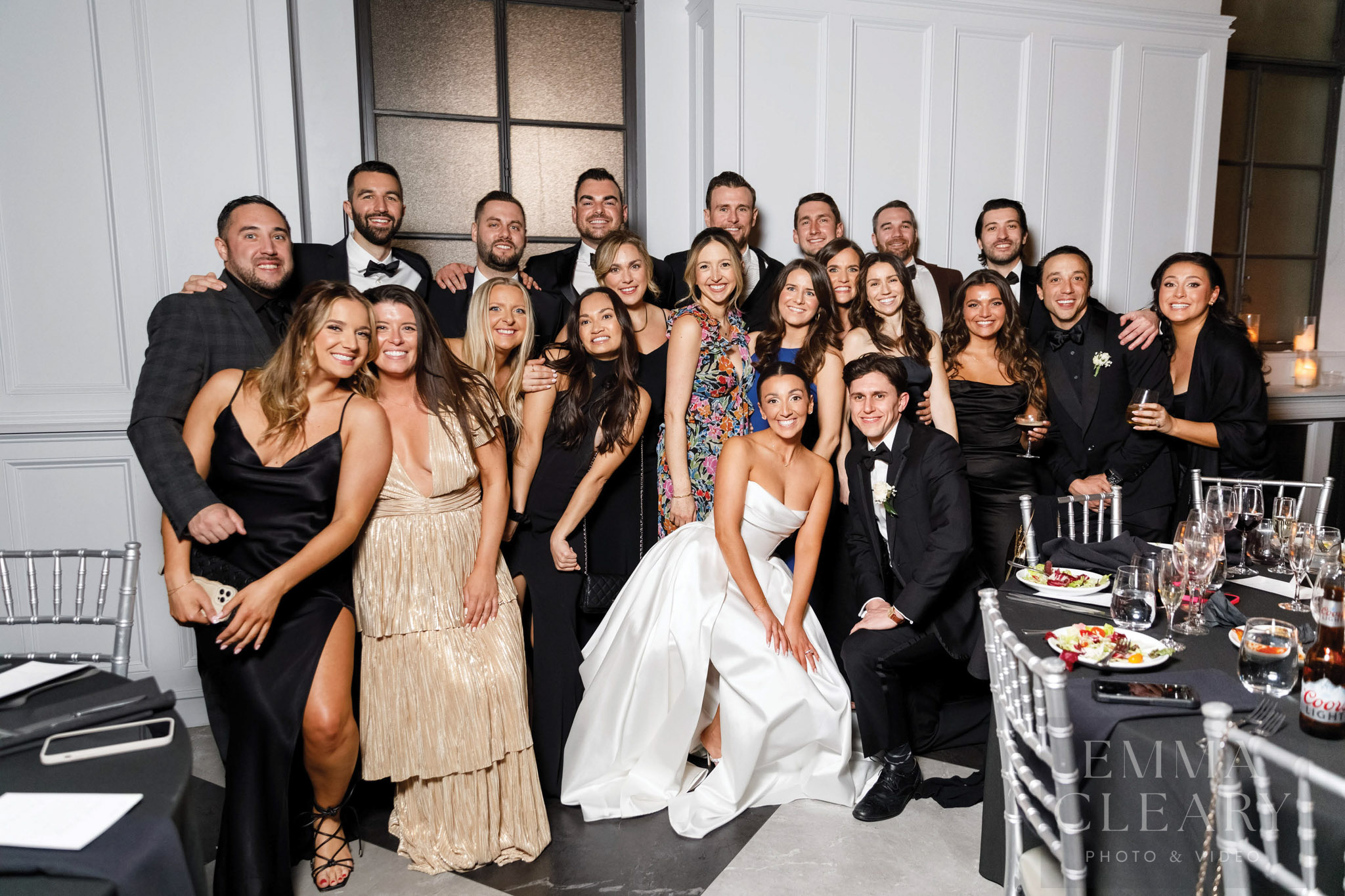 Group wedding portrait
