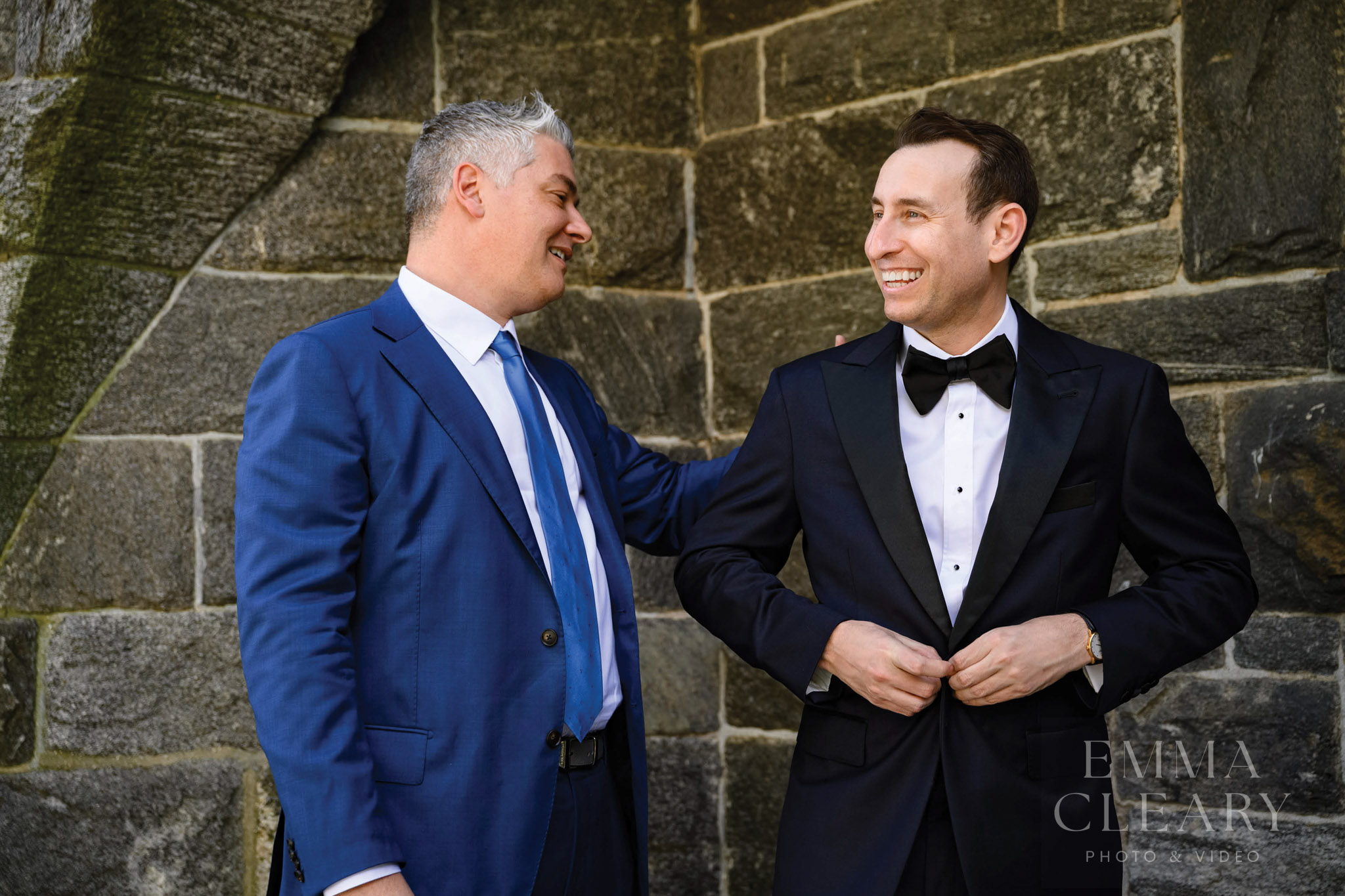 Groom's wedding morning portrait