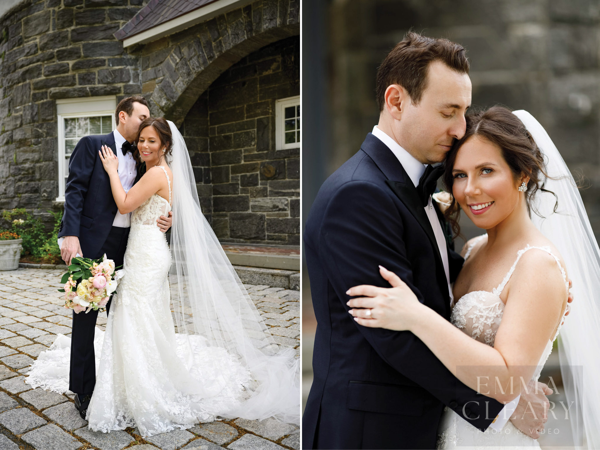 Wedding photo of the couple