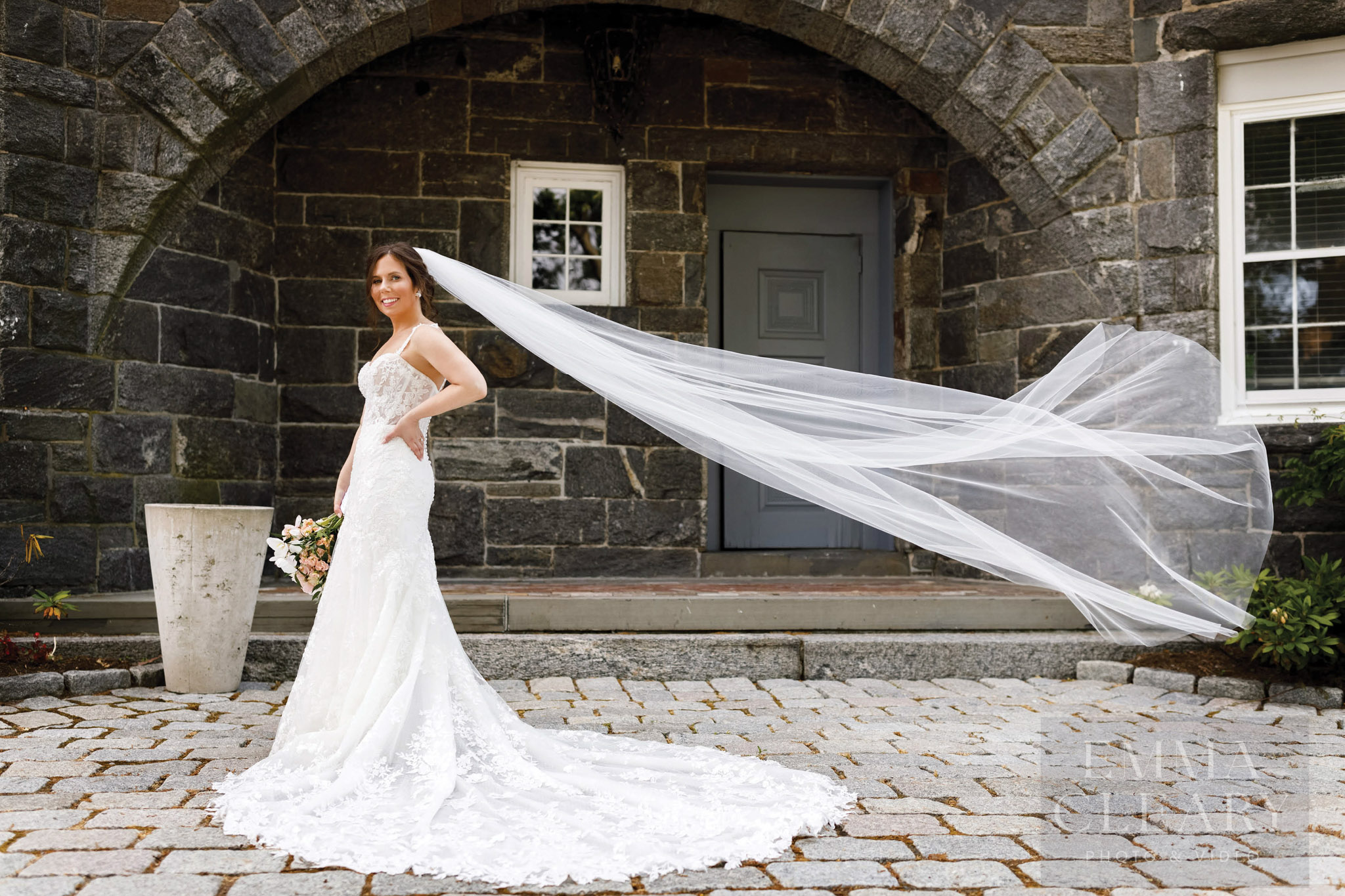 Wedding photo of the bride