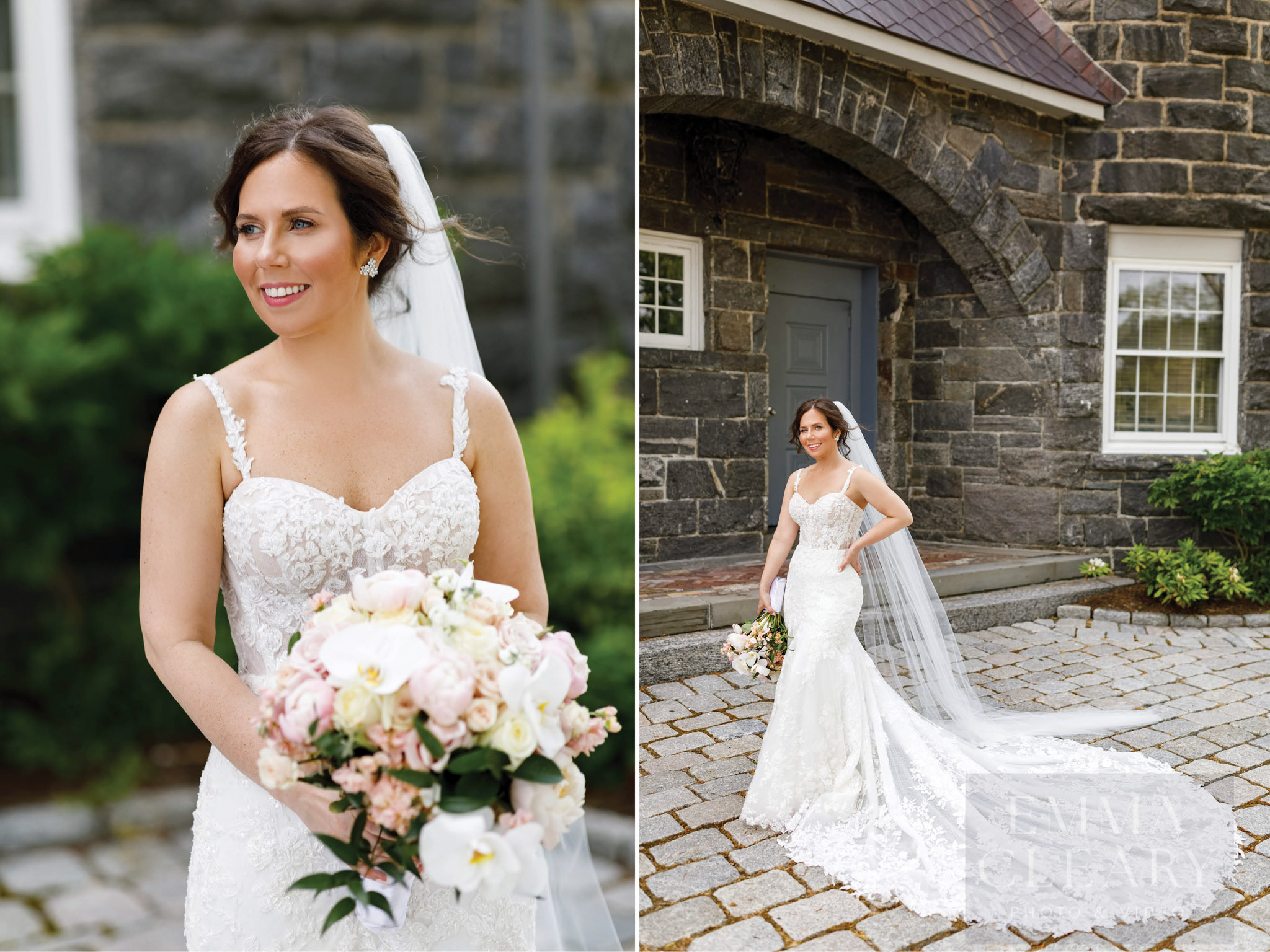 Portrait of the bride outdoors