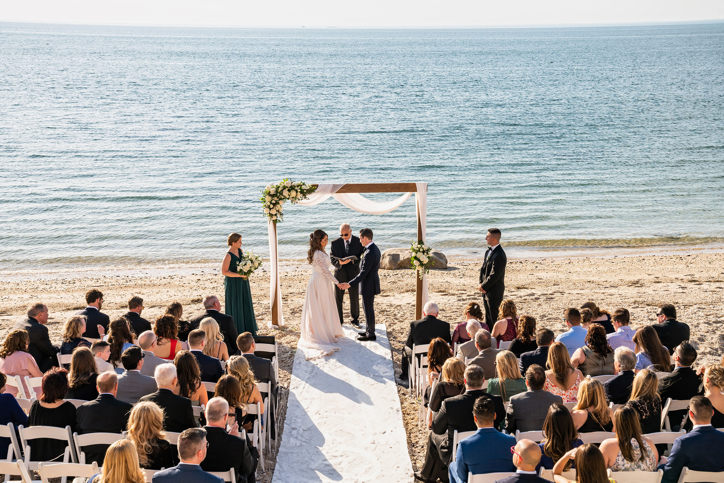 waterfront wedding