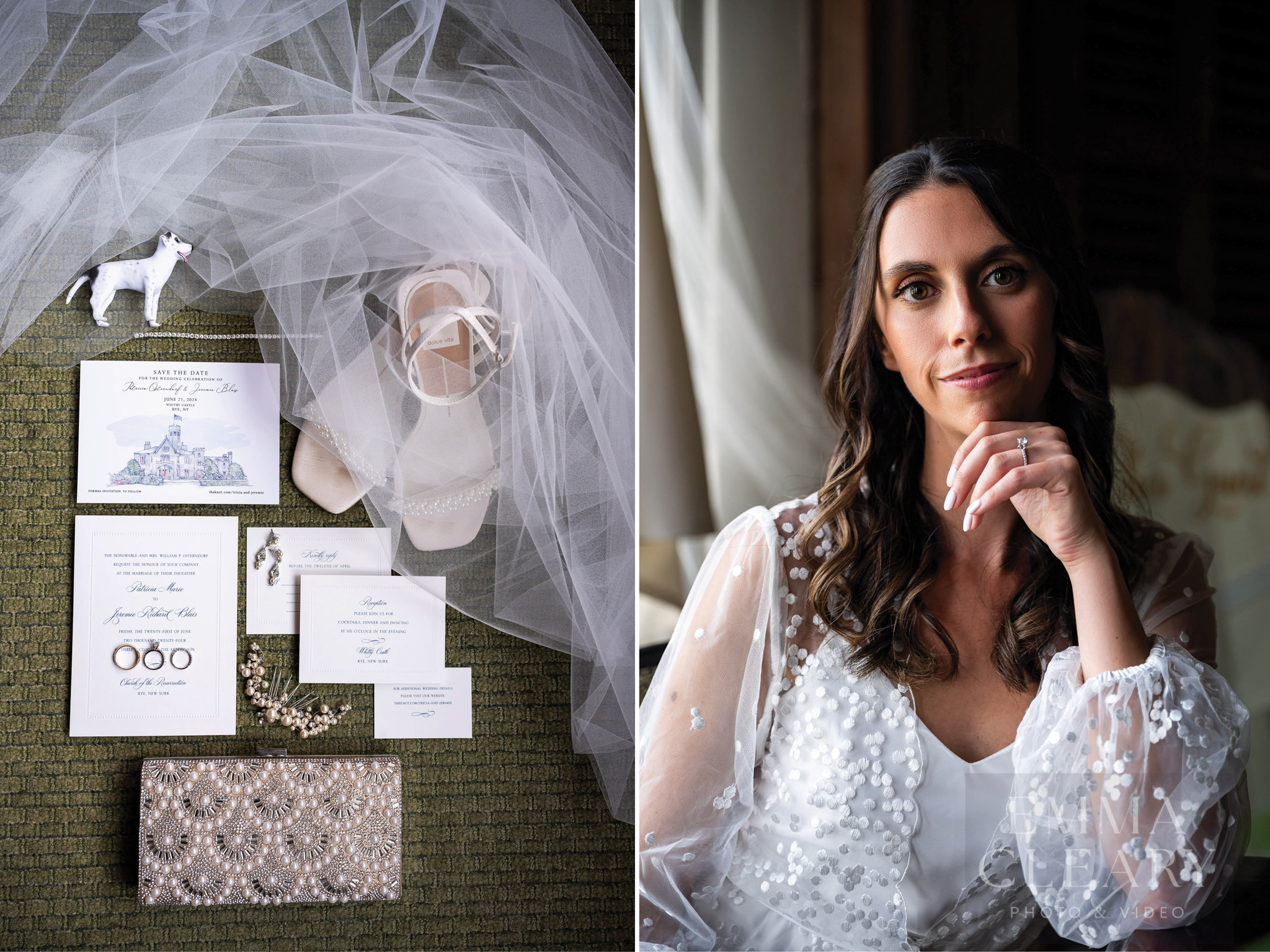 Wedding bridal details