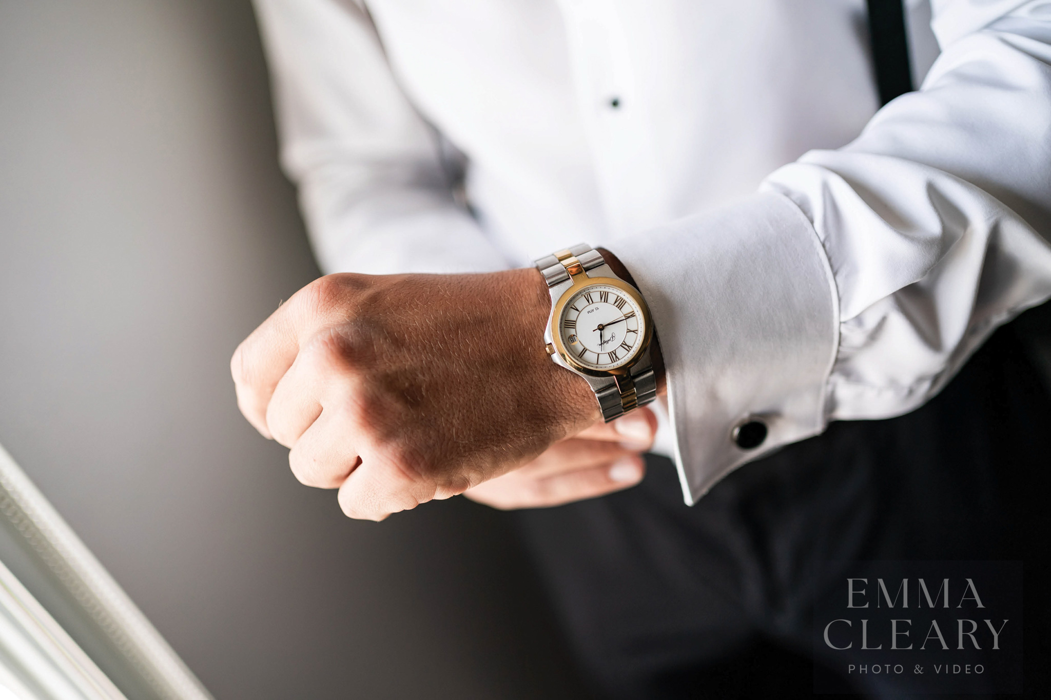 The groom's watch