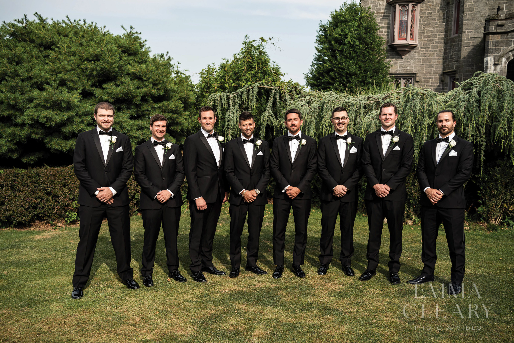Groom and groomsmen