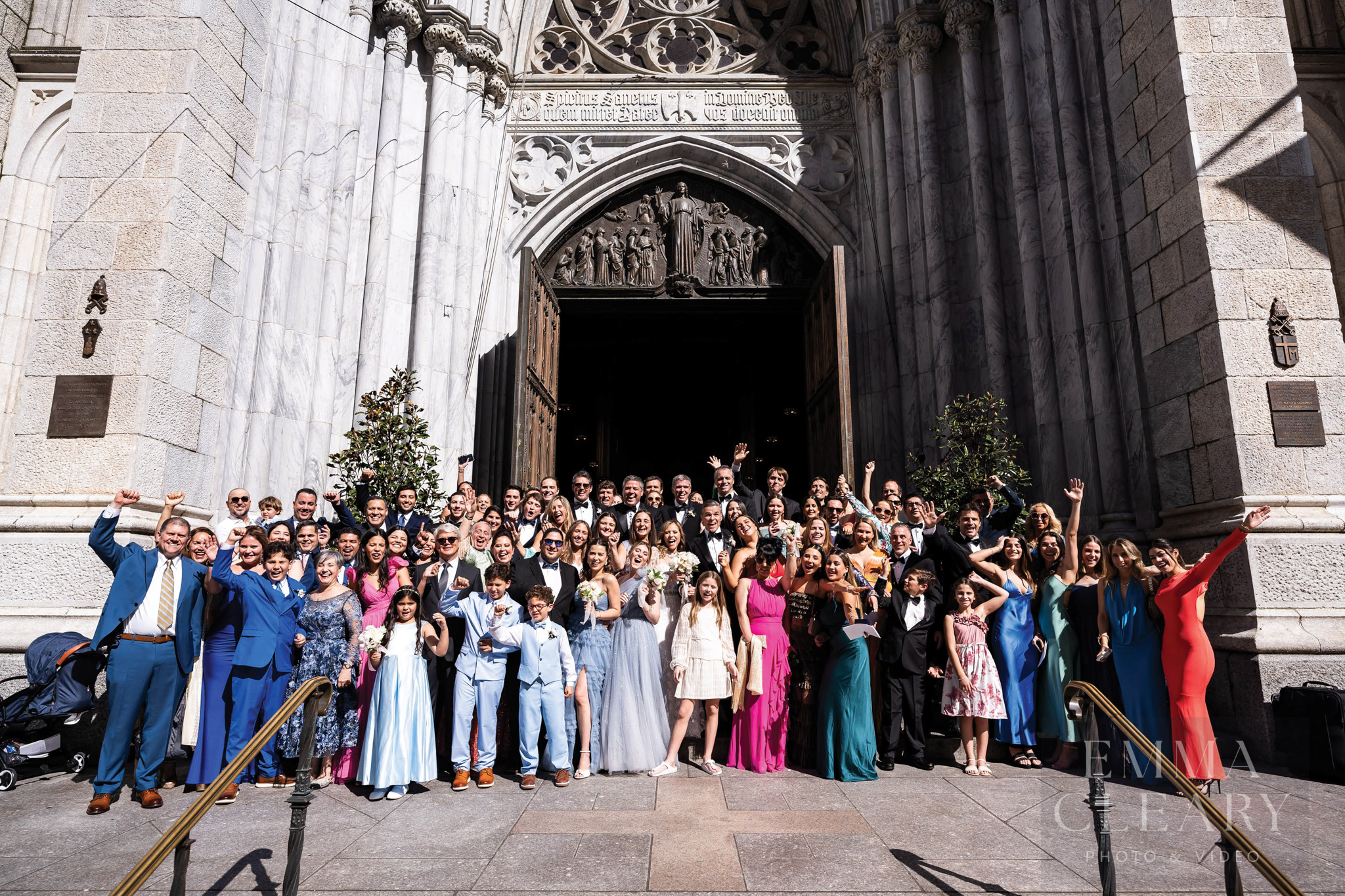 Group wedding portrait