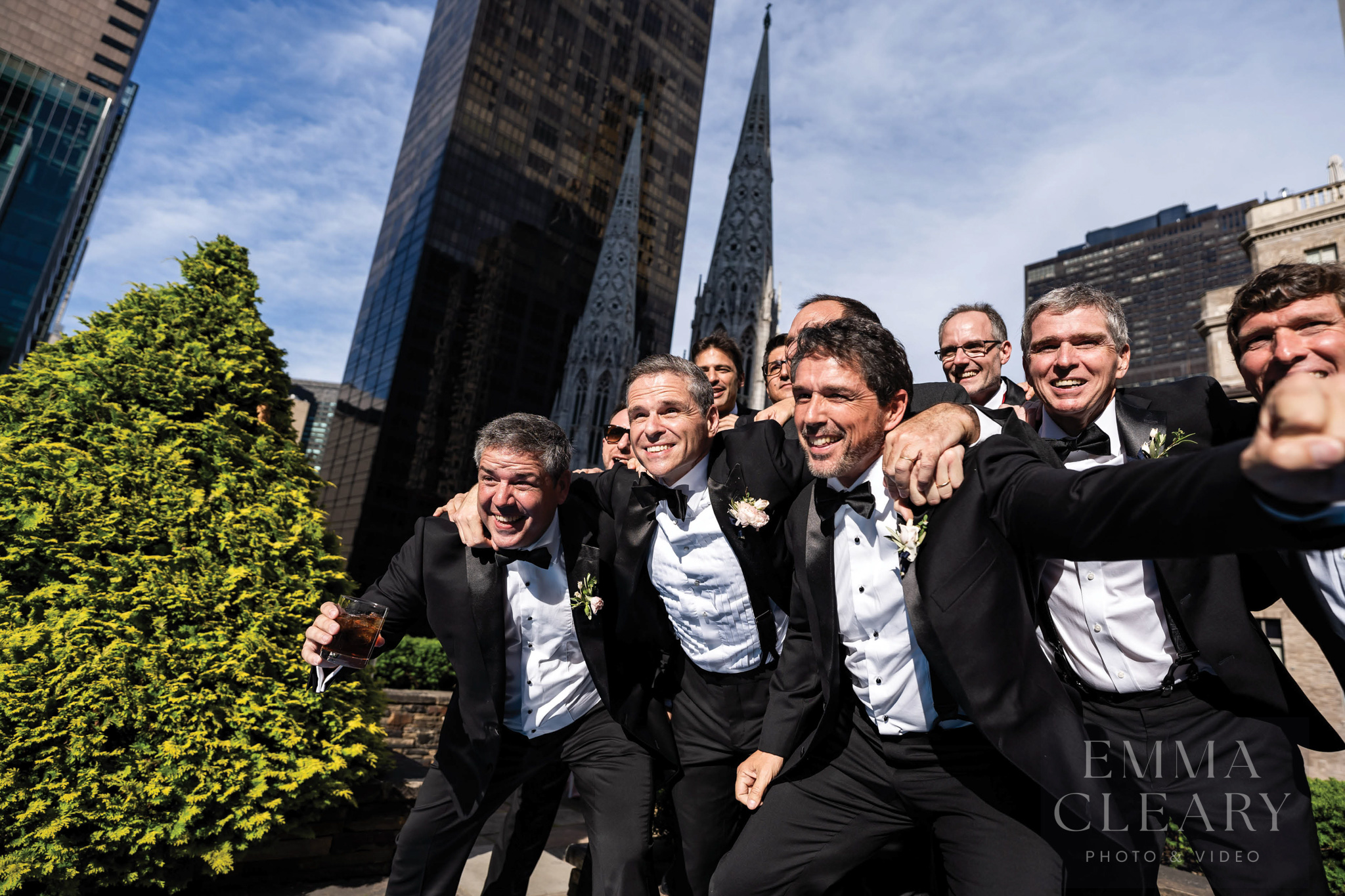 Groom and groomsmen