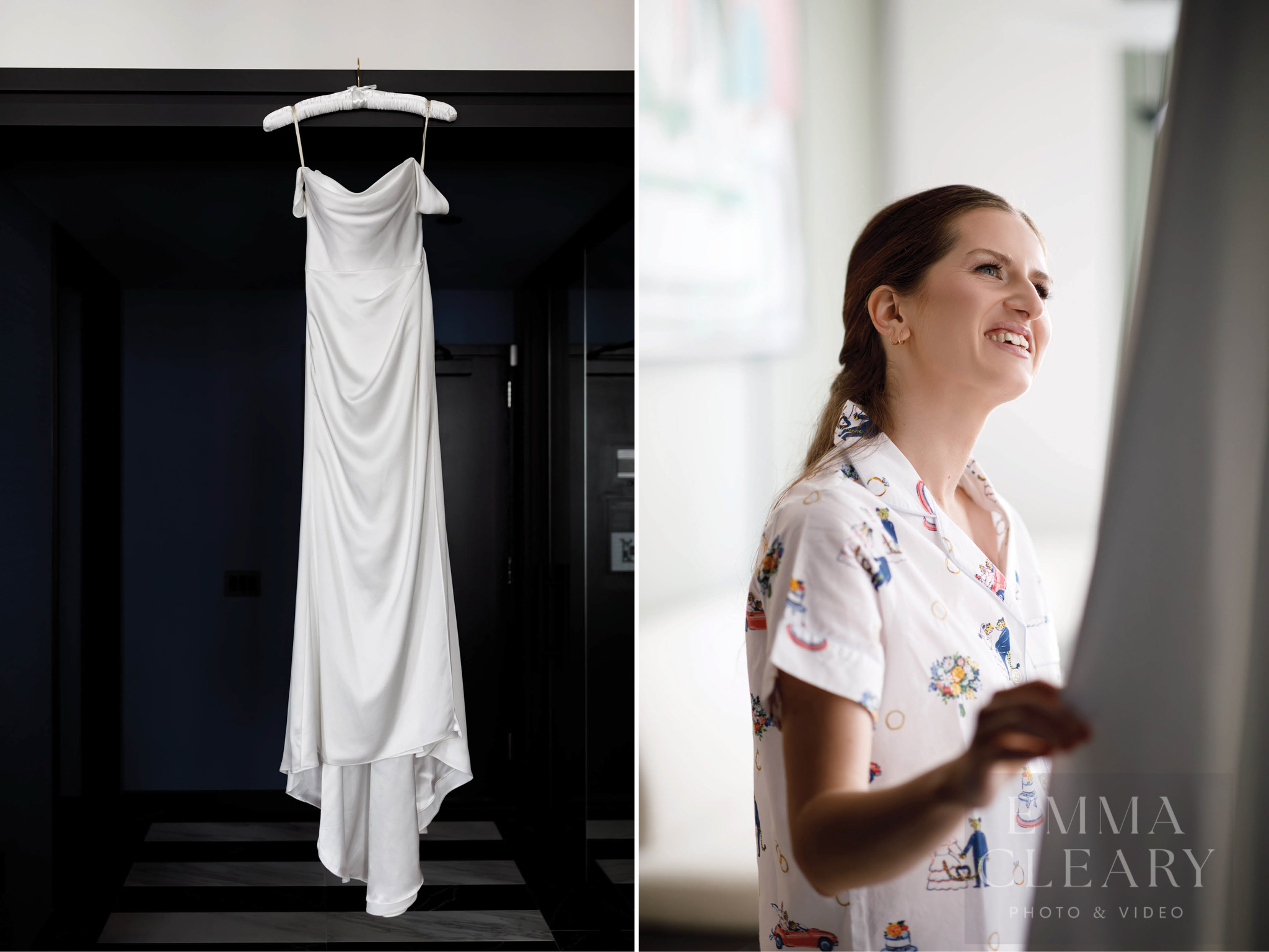 Bride and wedding dress