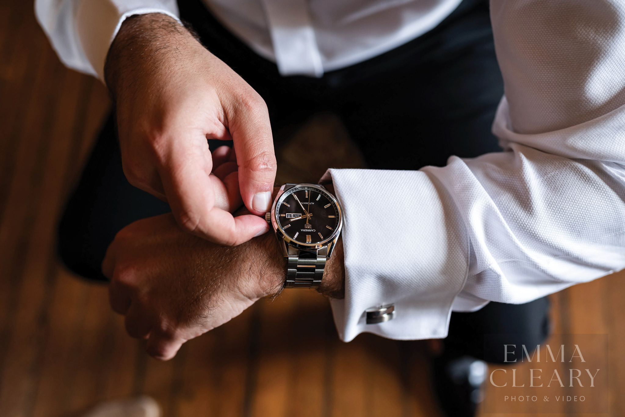 The groom's watch
