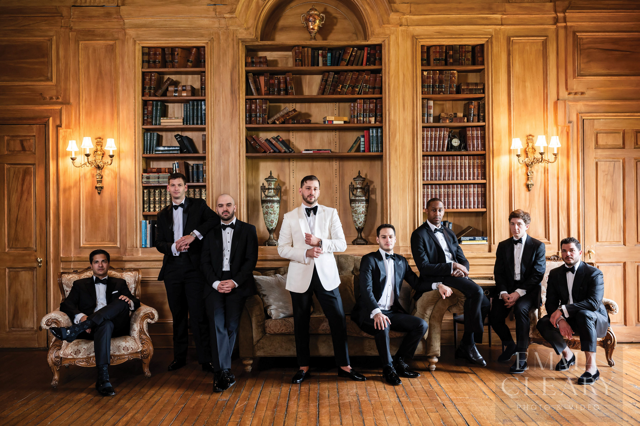 Groom and groomsmen