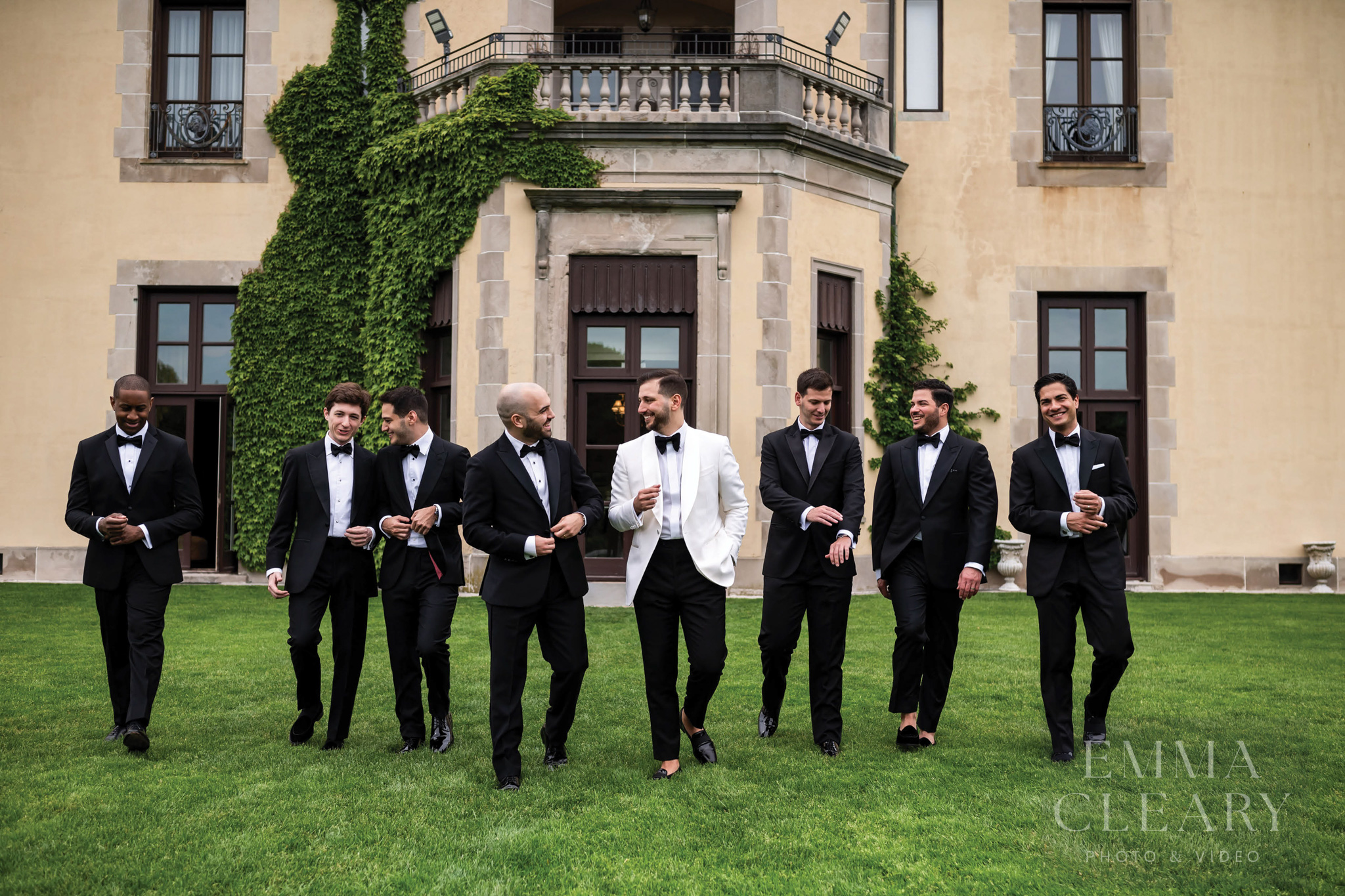Groom and groomsmen